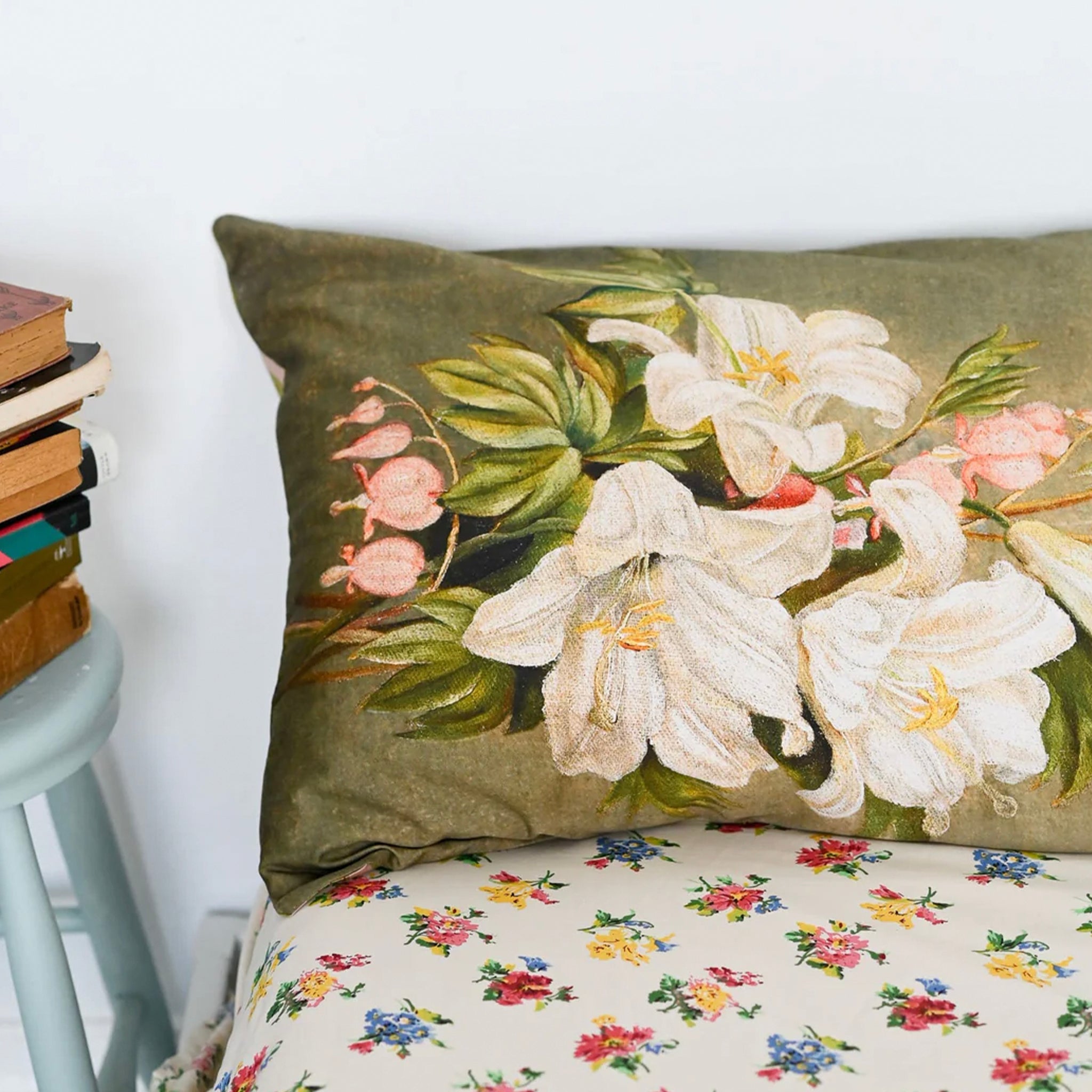 Lazybones Organic Cotton Pillowslip Set - Tiger Lilies