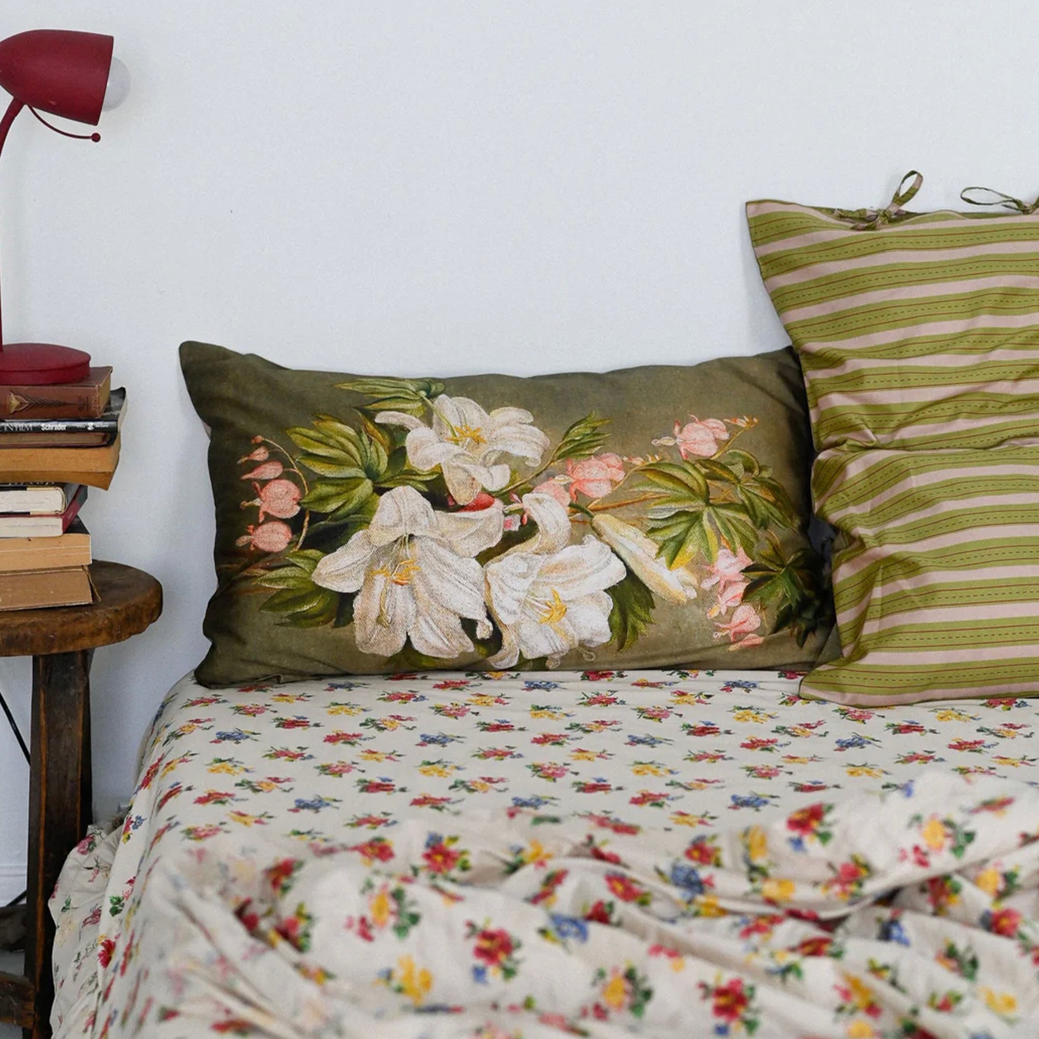 Lazybones Organic Cotton Pillowslip Set - Tiger Lilies