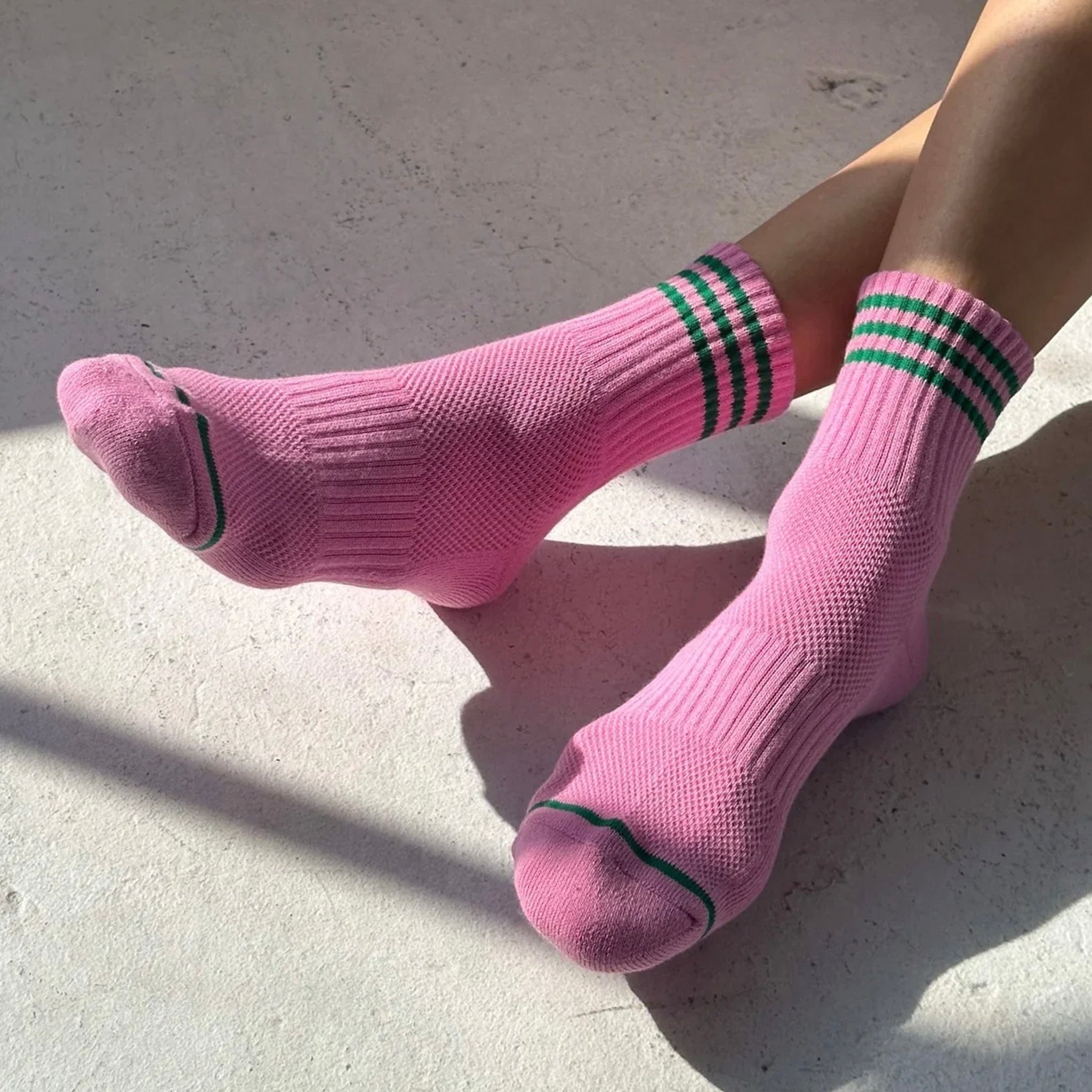 Le Bon Shoppe Girlfriend Socks - Rose Pink