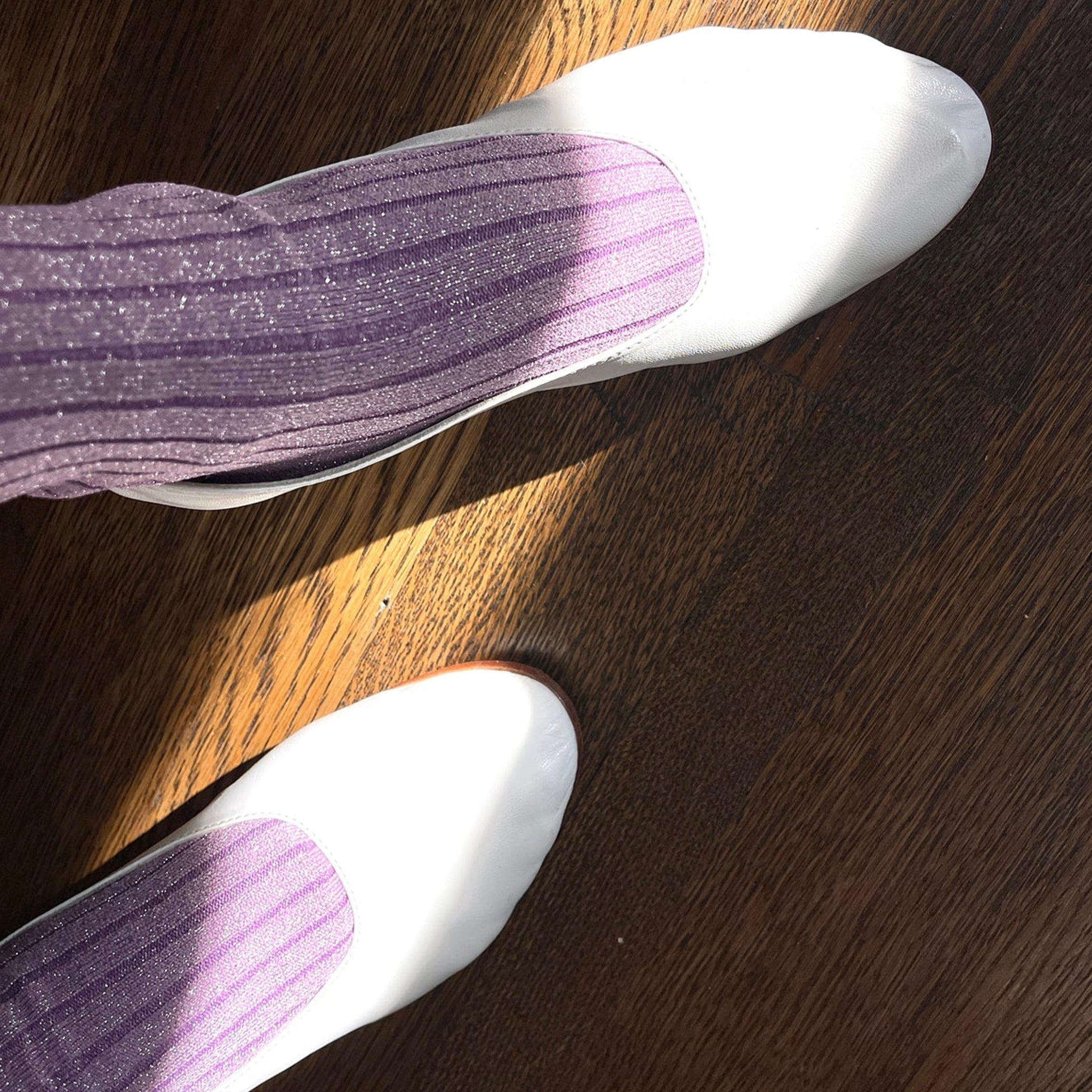 Le Bon Shoppe LA Her Lurex Socks - Lilac Glitter - Tea Pea Home