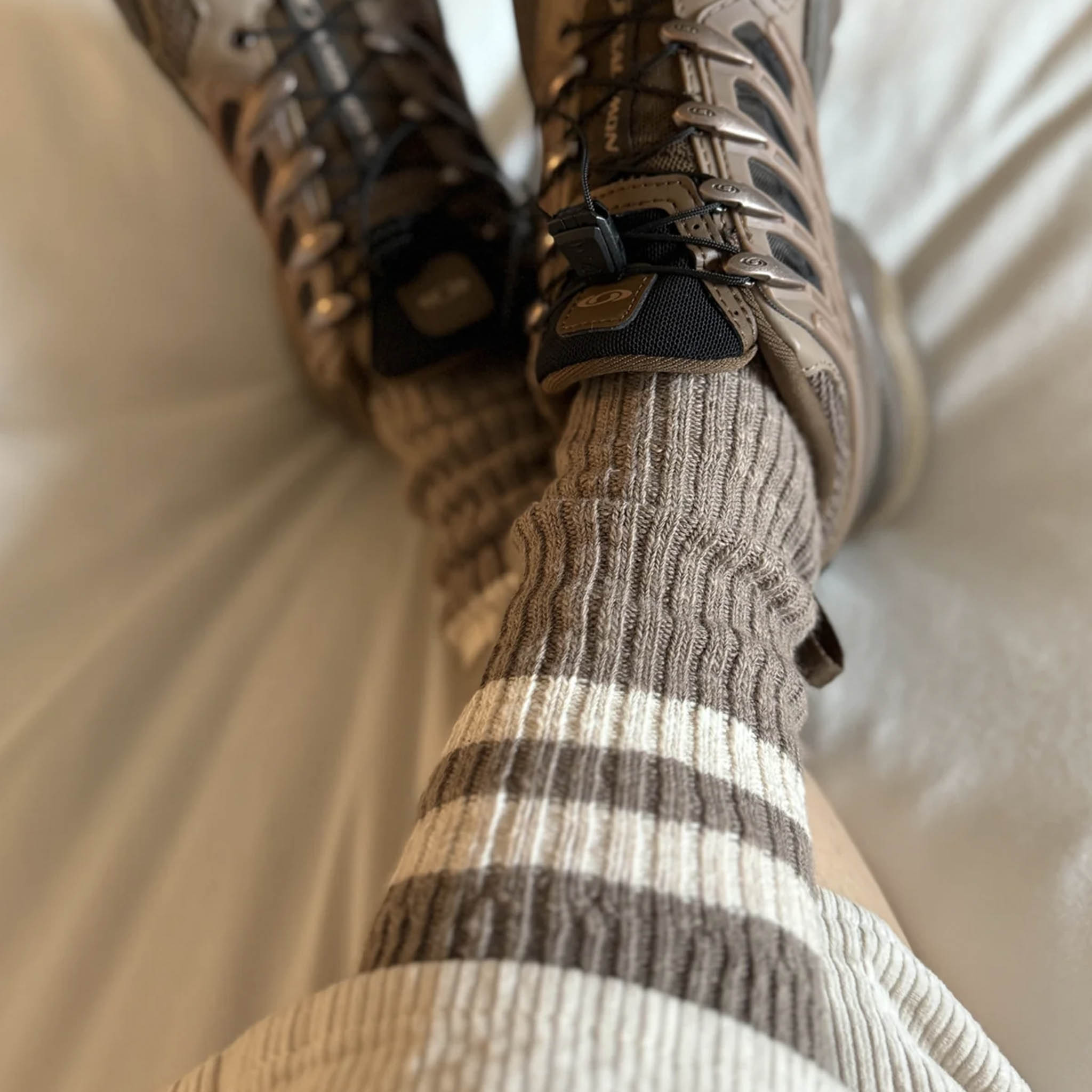 Le Bon Shoppe Cottage Varsity Socks - Flax