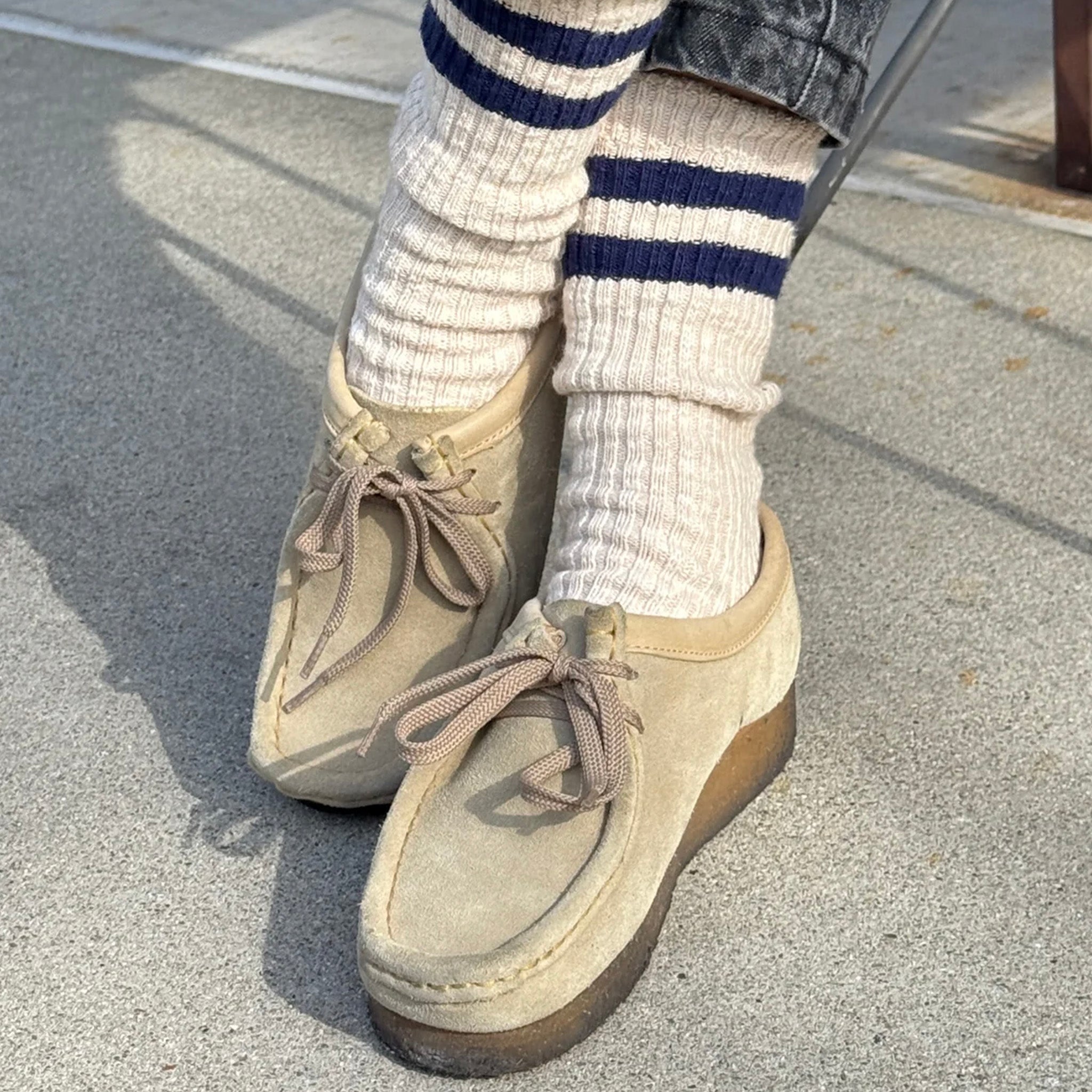 Le Bon Shoppe Cottage Varsity Socks - Oatmeal