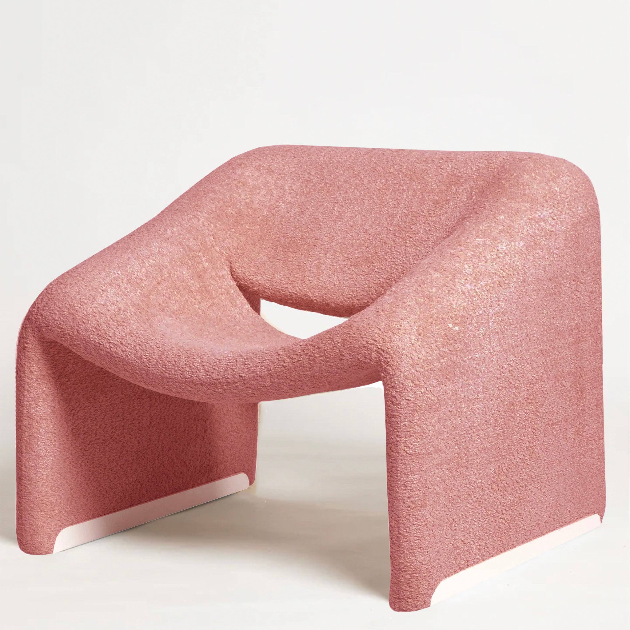 Leisure Boucle Chair - Pink