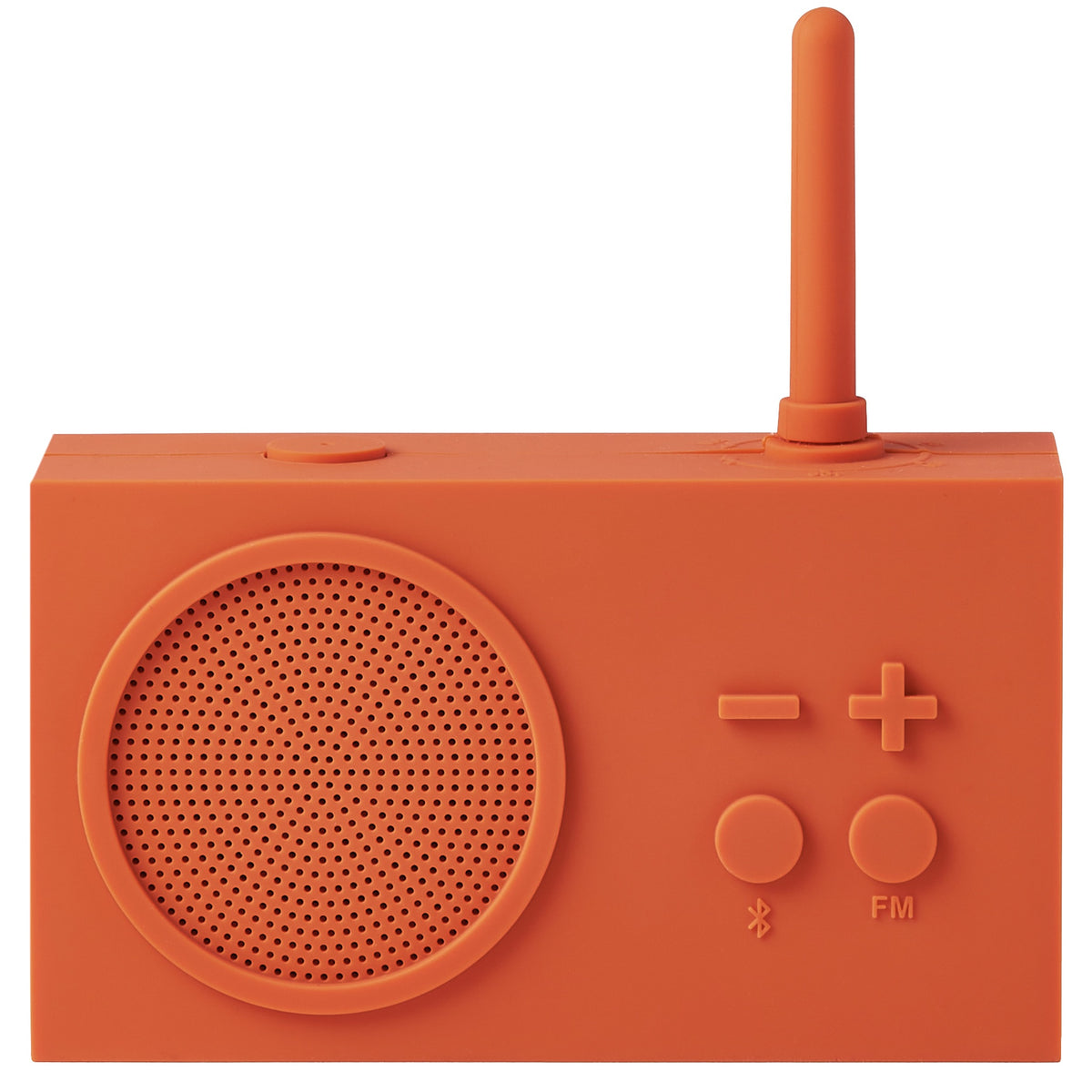 Lexon TYKHO 3 FM Radio & Bluetooth Speaker - Resin Orange