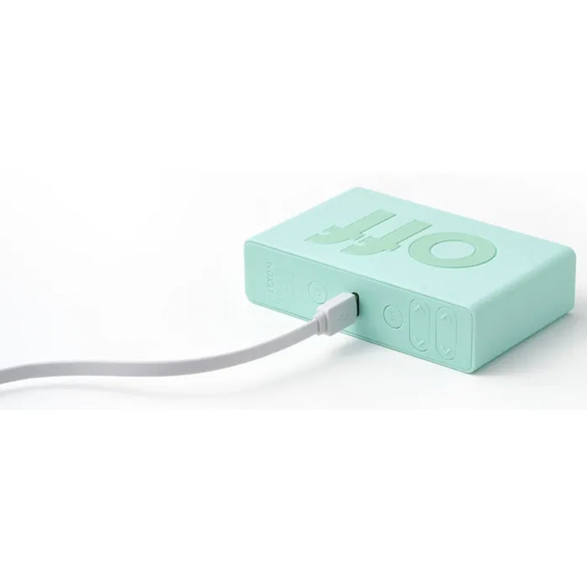 Lexon Flip Classic Reversible LCD Alarm Clock - Mint