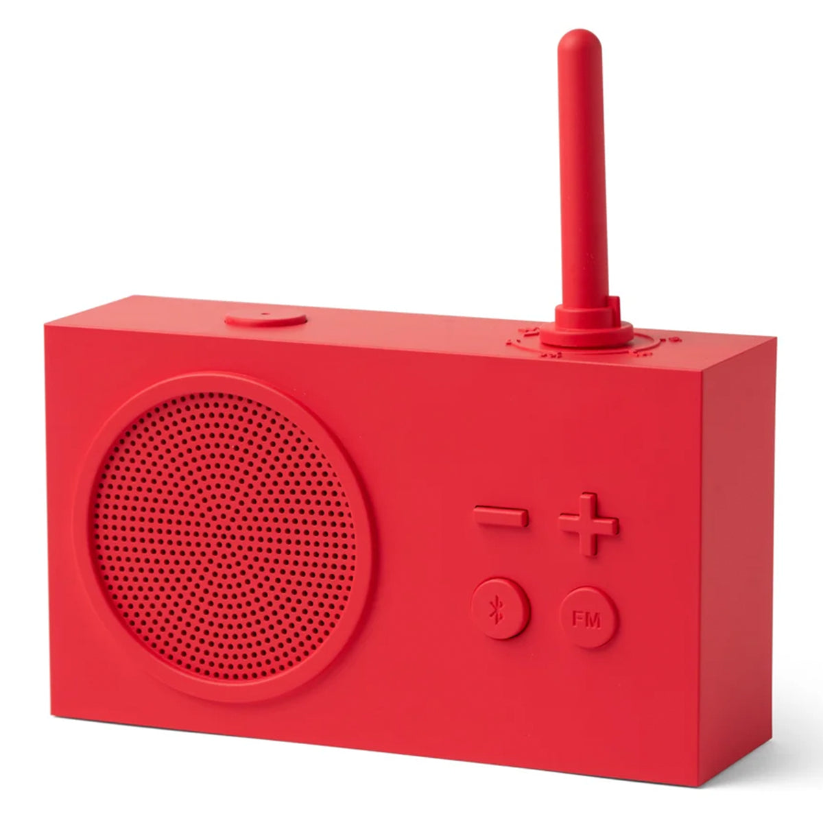 Lexon TYKHO 3 FM Radio & Bluetooth Speaker - Red