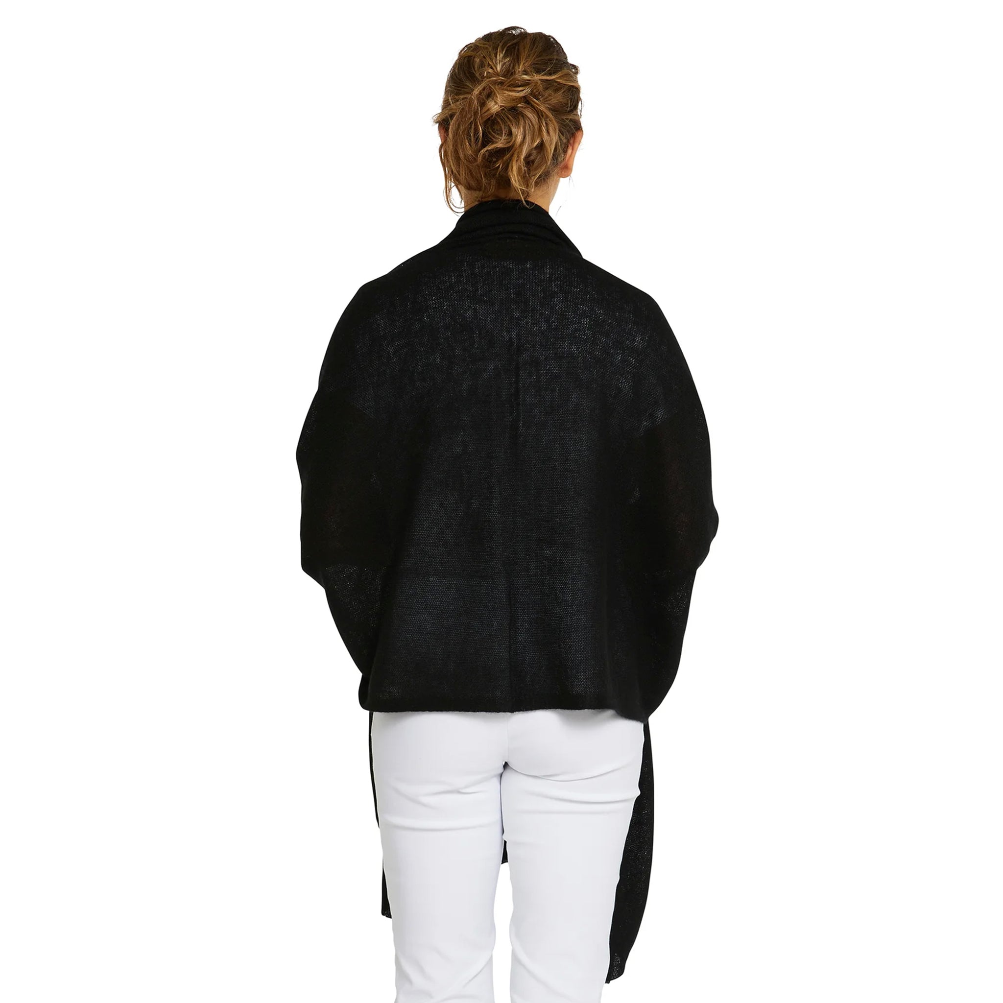 Lightweight Cashmere Wrap - Ebony