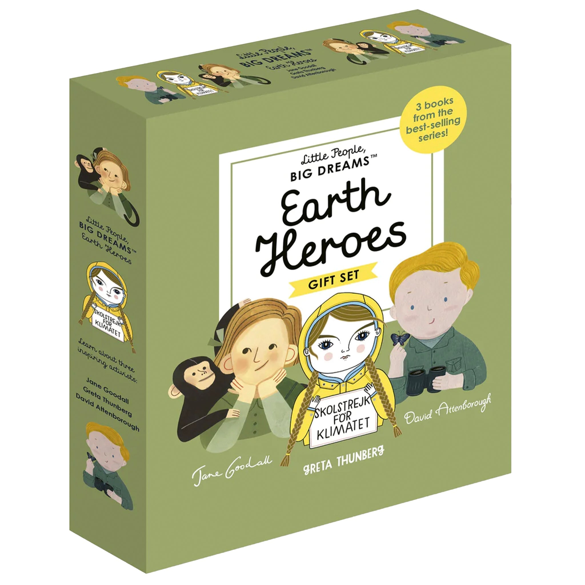 Little People Big Dreams Earth Heroes Gift Set - Tea Pea Home