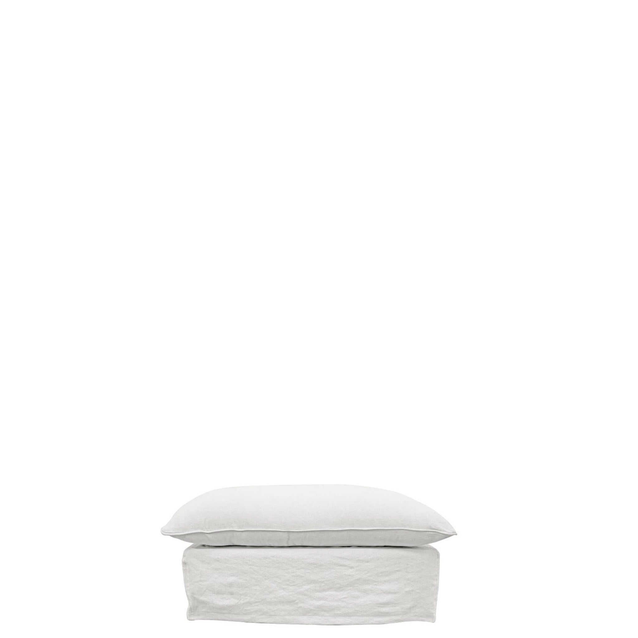 Lotus Ottoman - White