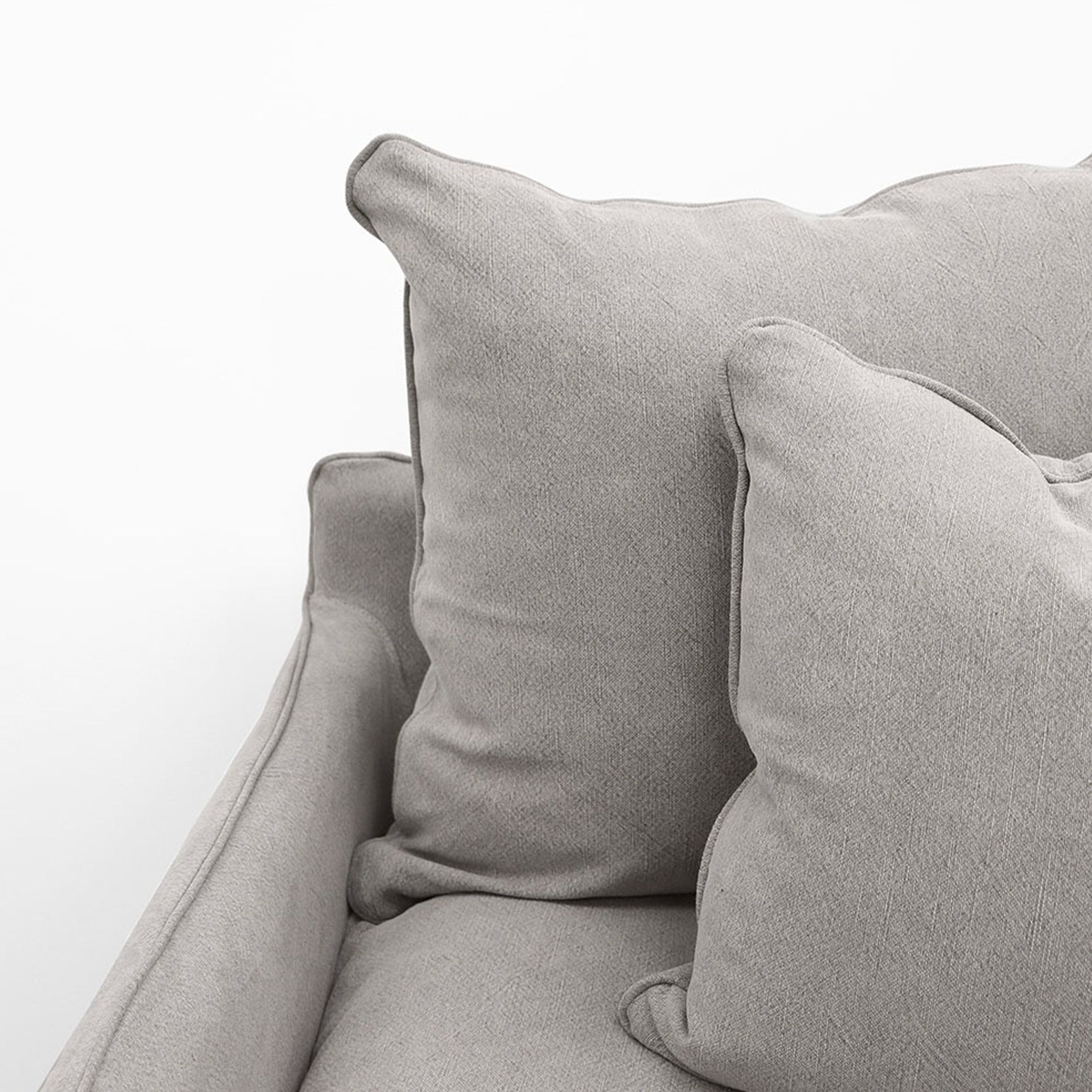Lotus 2.5 Seater Modular Sofa with L/H Chaise - Cement