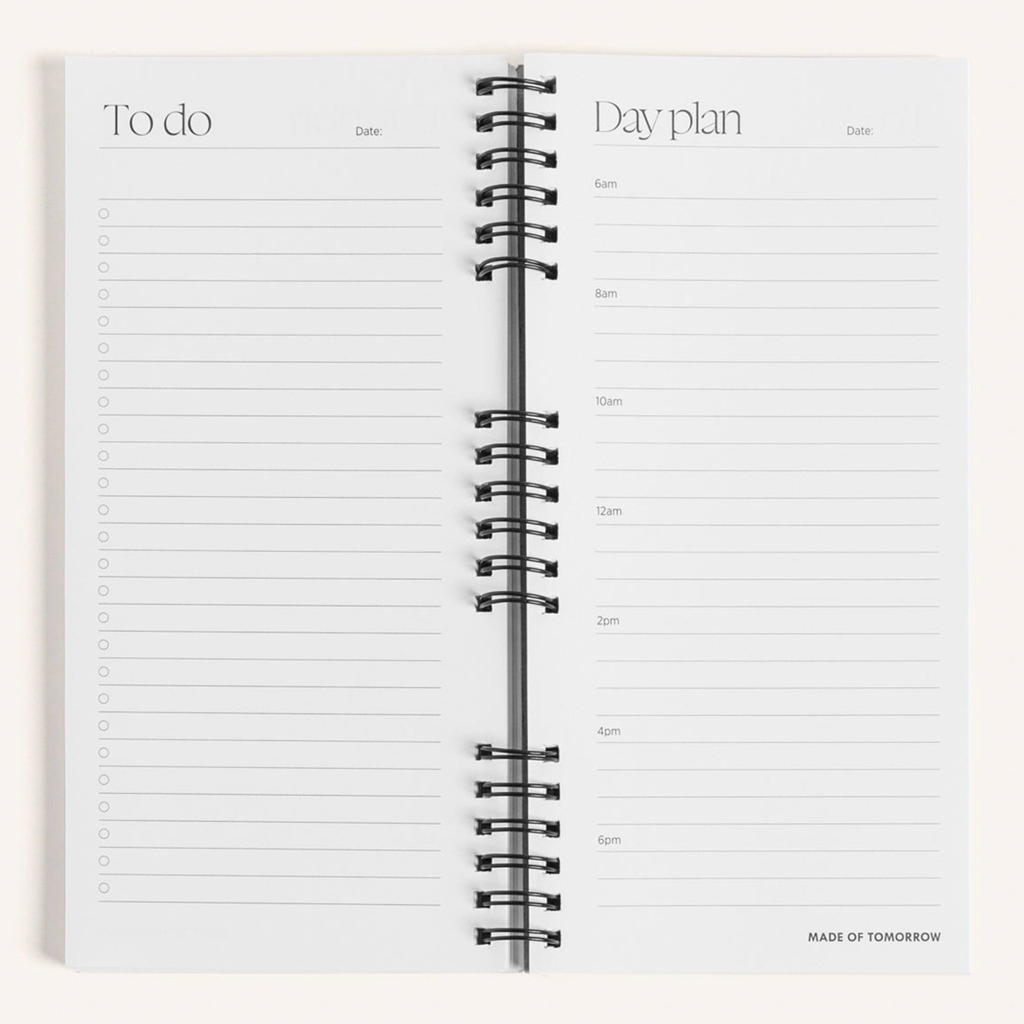 Made of Tomorrow Daily Planner - Beige