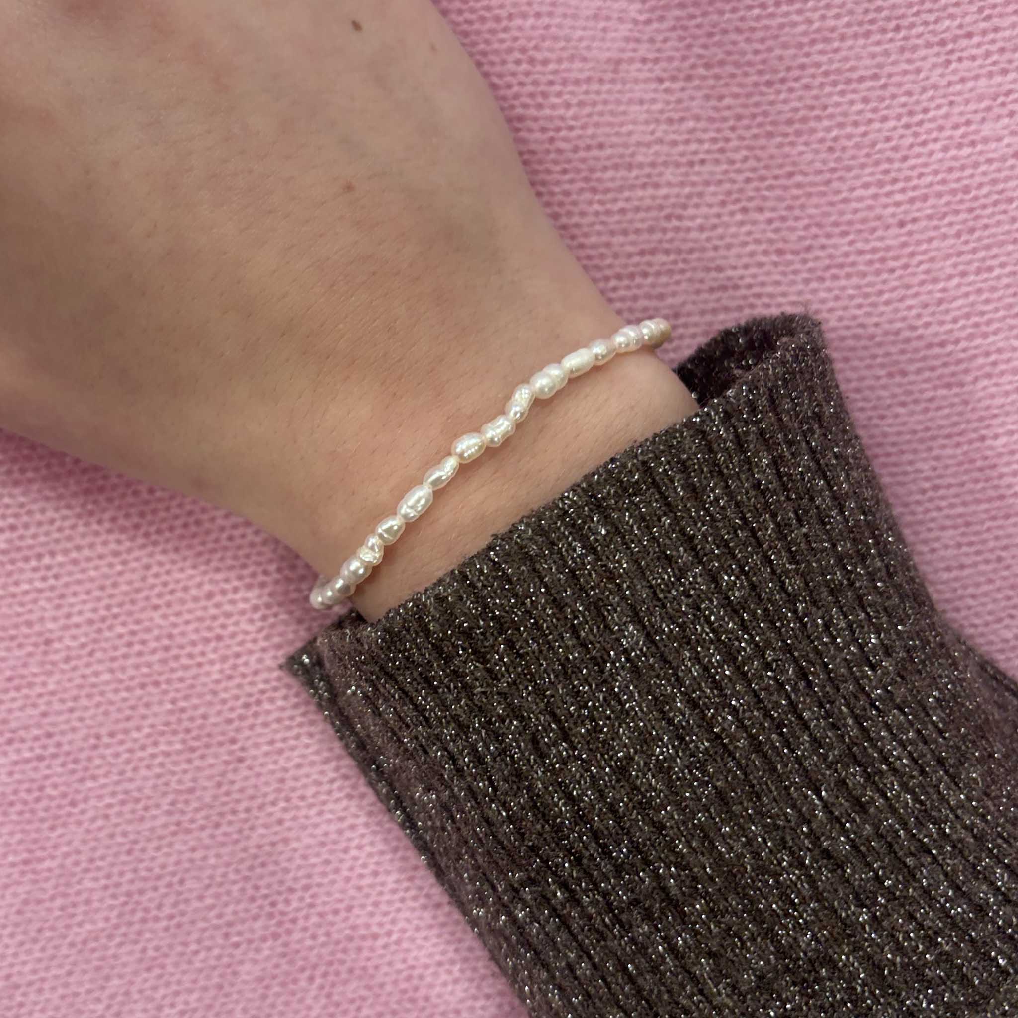 Margaret Pearl Seed Bracelet