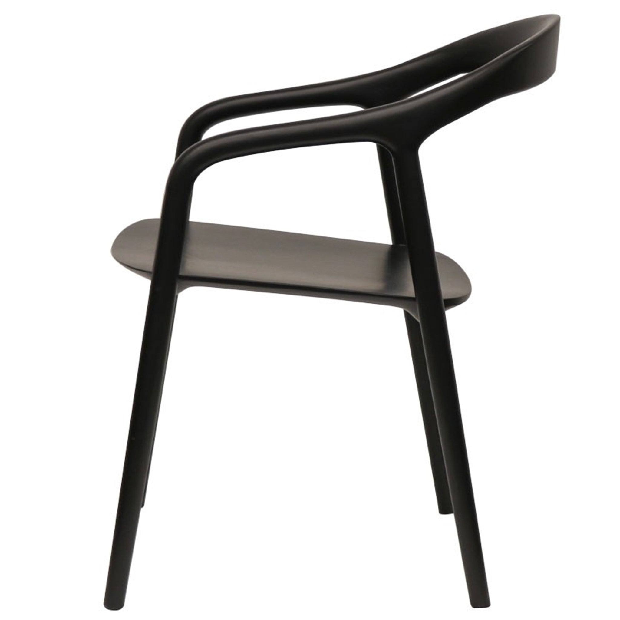 Margot Ash Dining Chair - Black