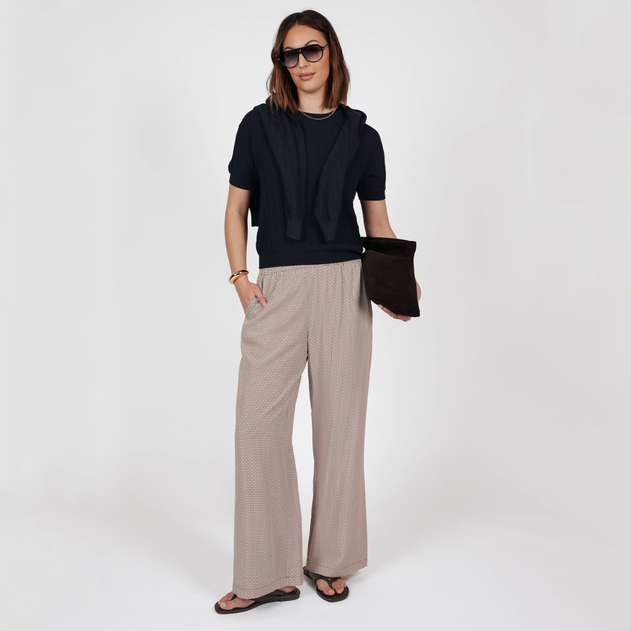 Marlow Eclipse Wide Leg Pants - Prism