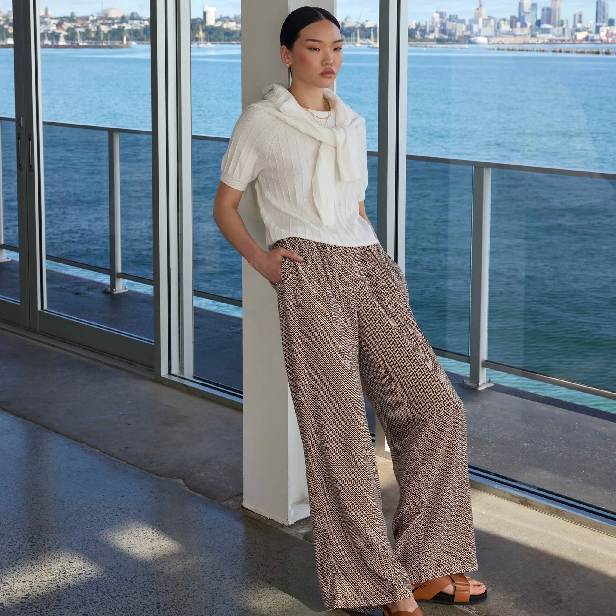 Marlow Eclipse Wide Leg Pants - Prism