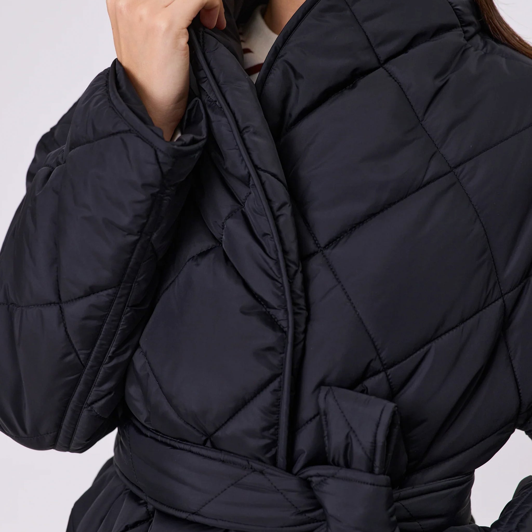 Marlow Montana Wrap Coat - Black