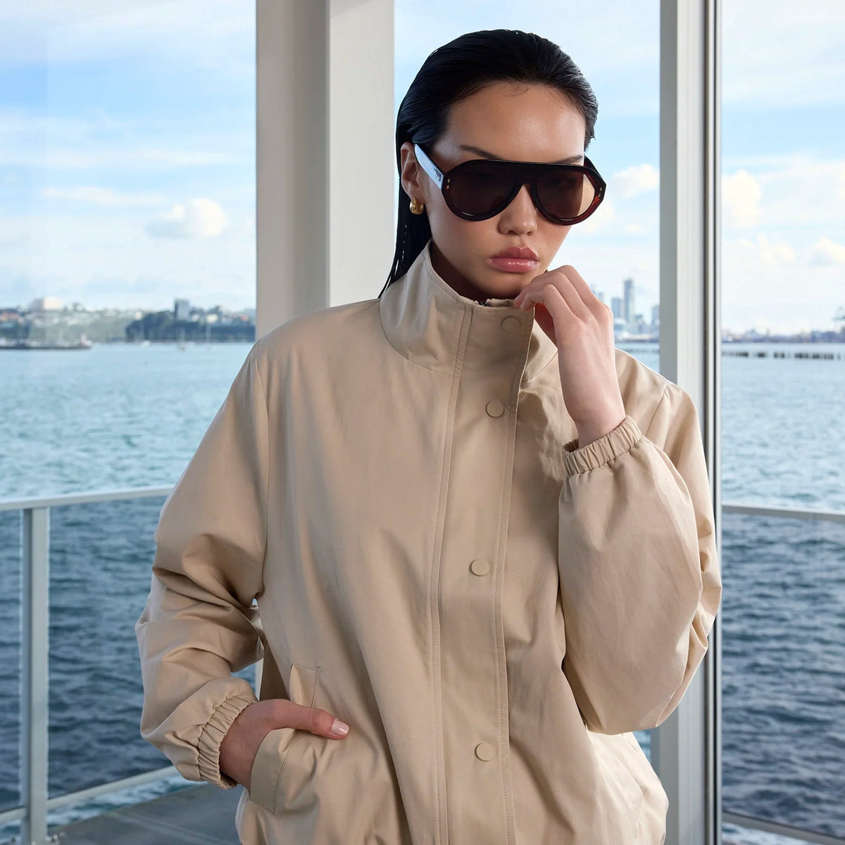 Marlow Rift Jacket - Stone