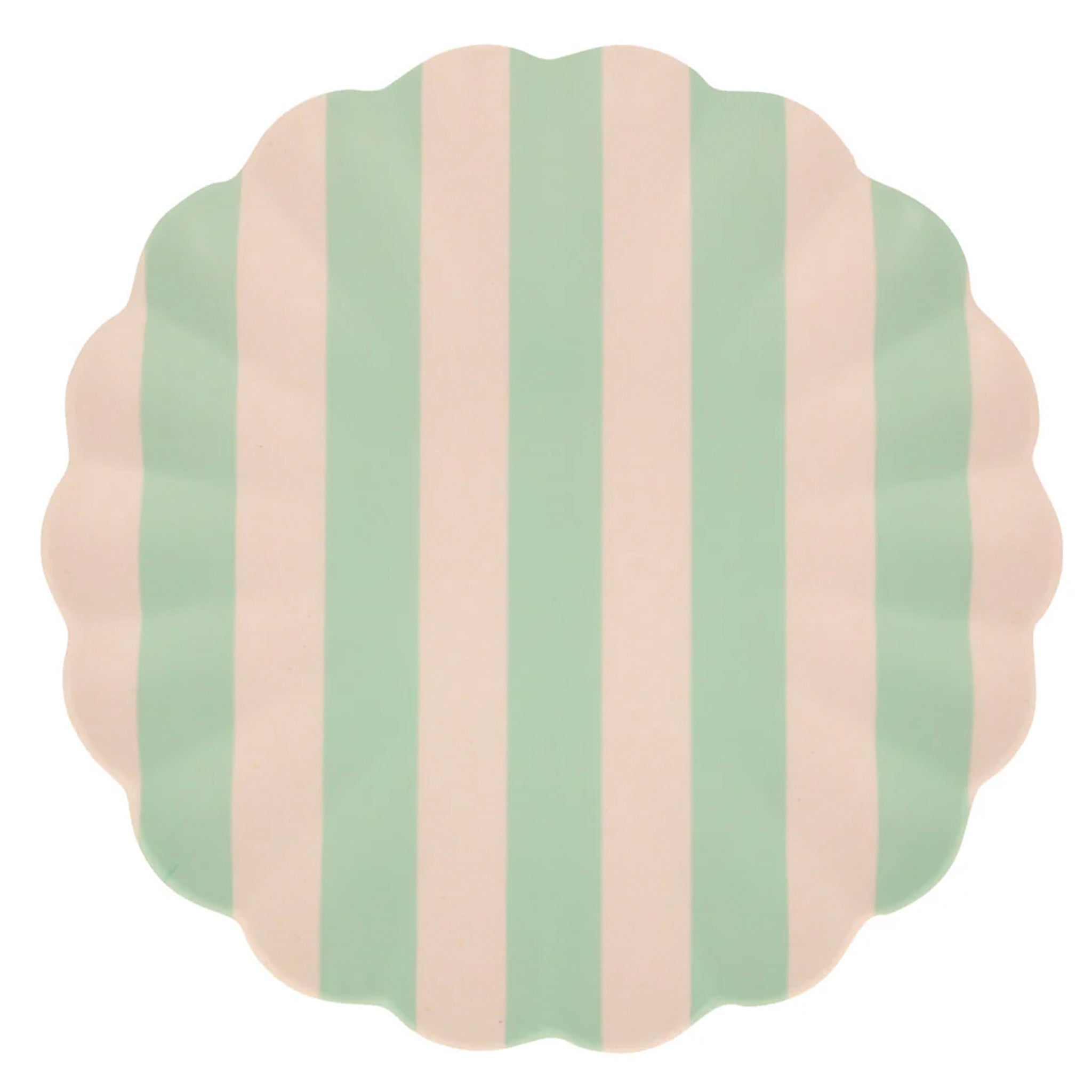Meri Meri Reusable Bamboo Small Plate Set of 6 - Stripy