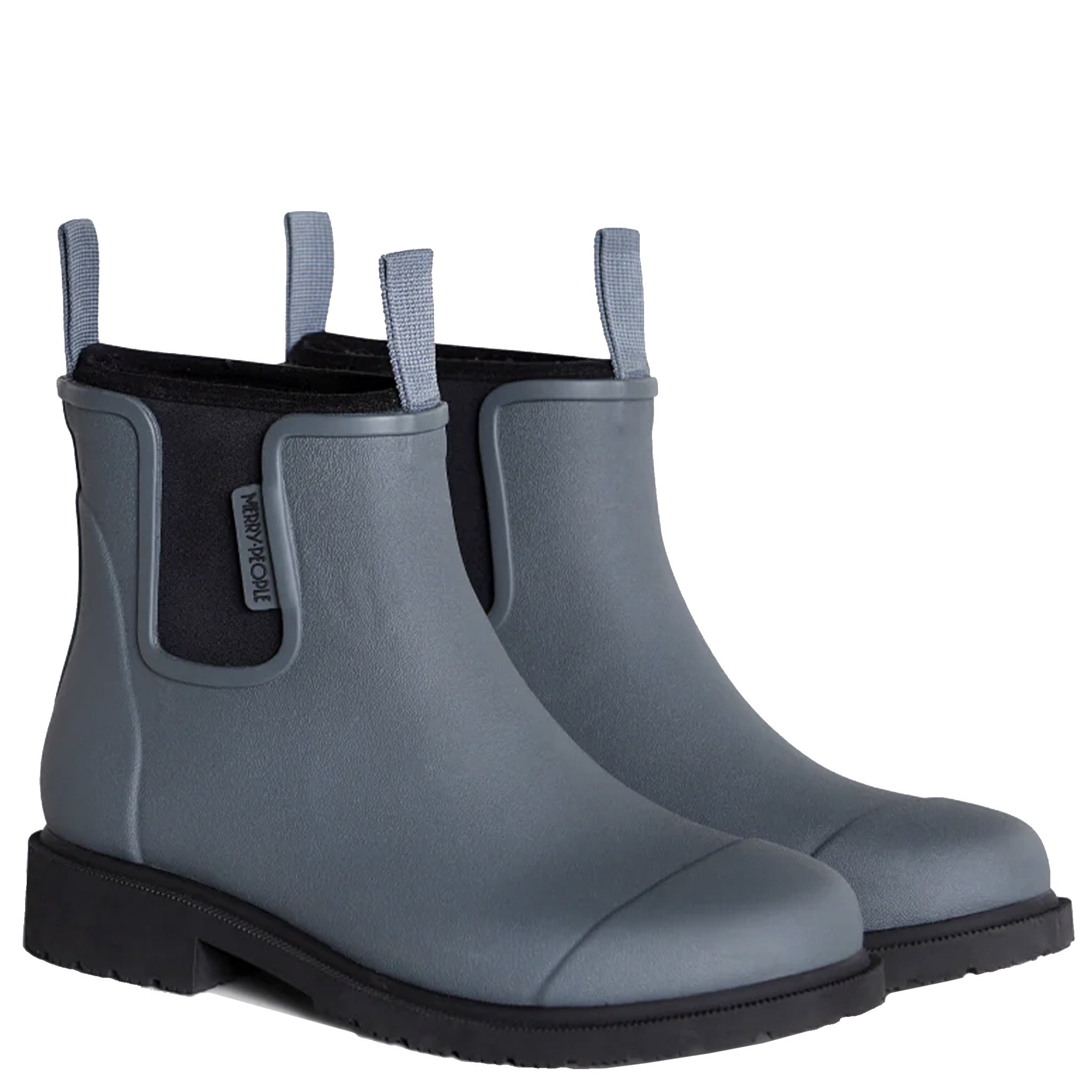 Merry People Bobbi Ankle Boots - Slate & Black