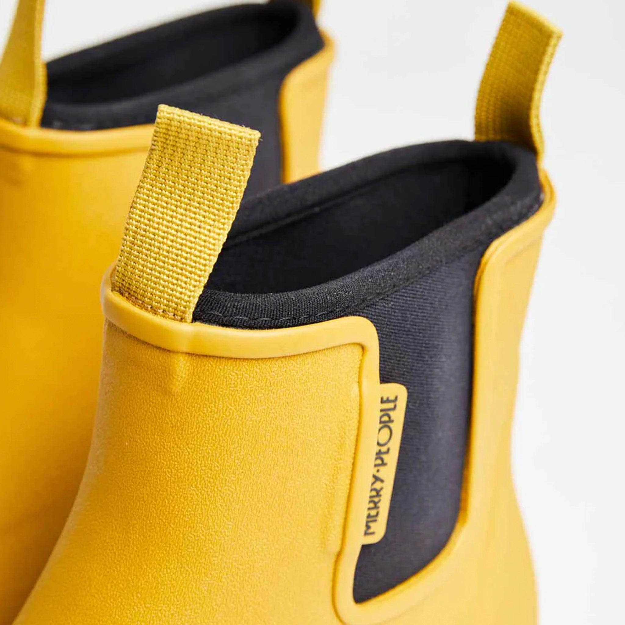 Merry People Bobbi Ankle Boots - Mustard & Black