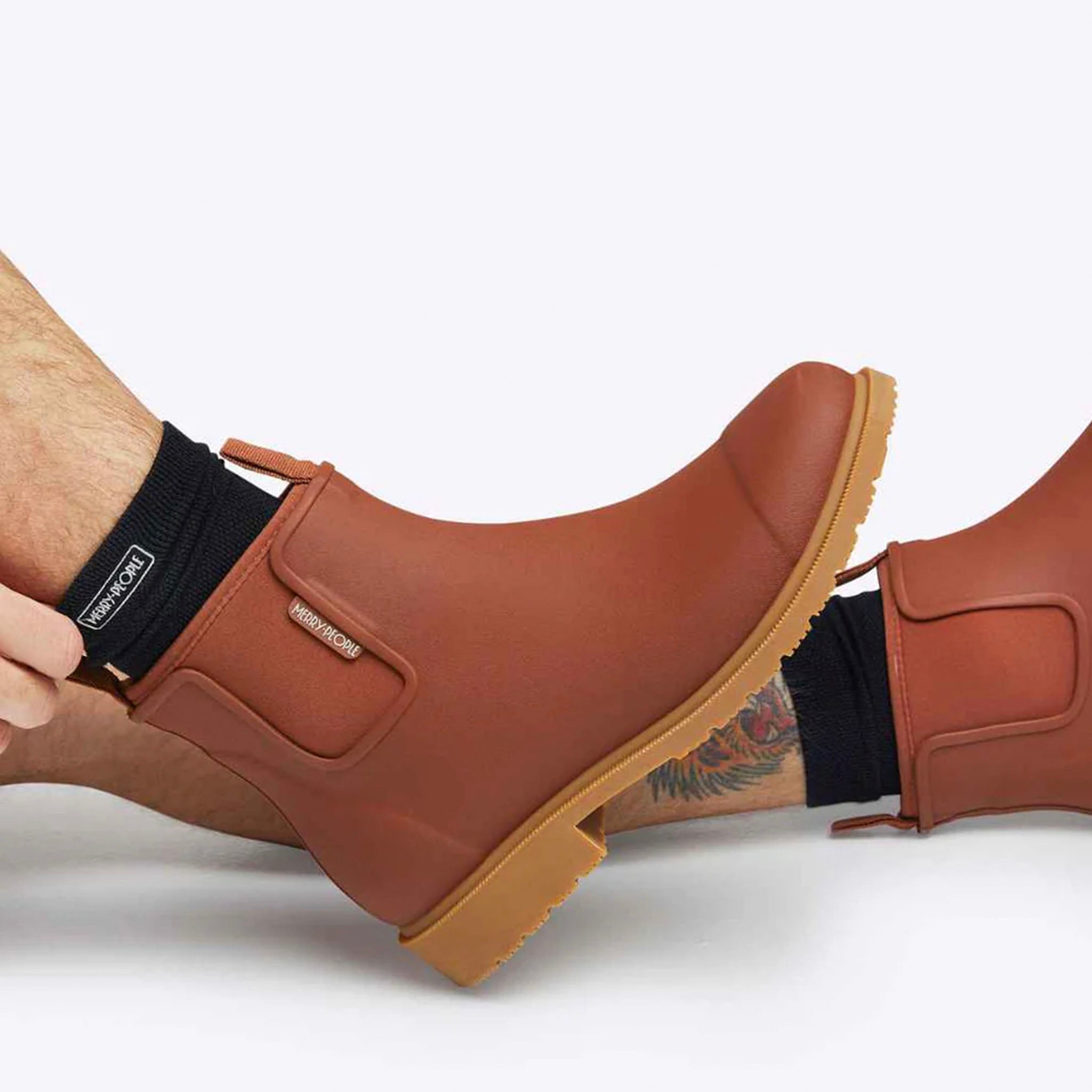 Merry People Bobbi Ankle Boots - Rust