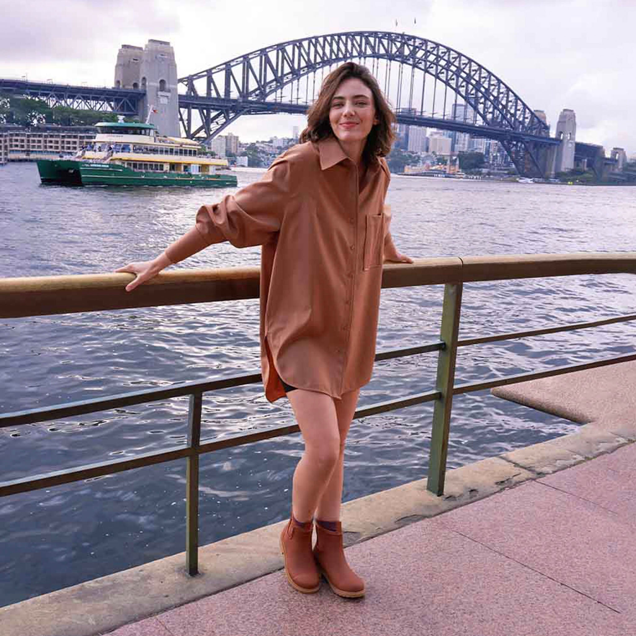 Merry People Bobbi Ankle Boots - Rust