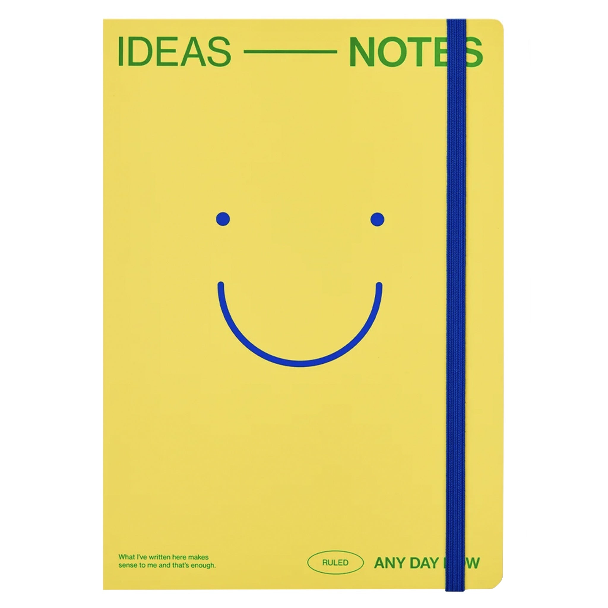 Milligram Any Day Now Open Bound A5 Ruled Notebook - Butter