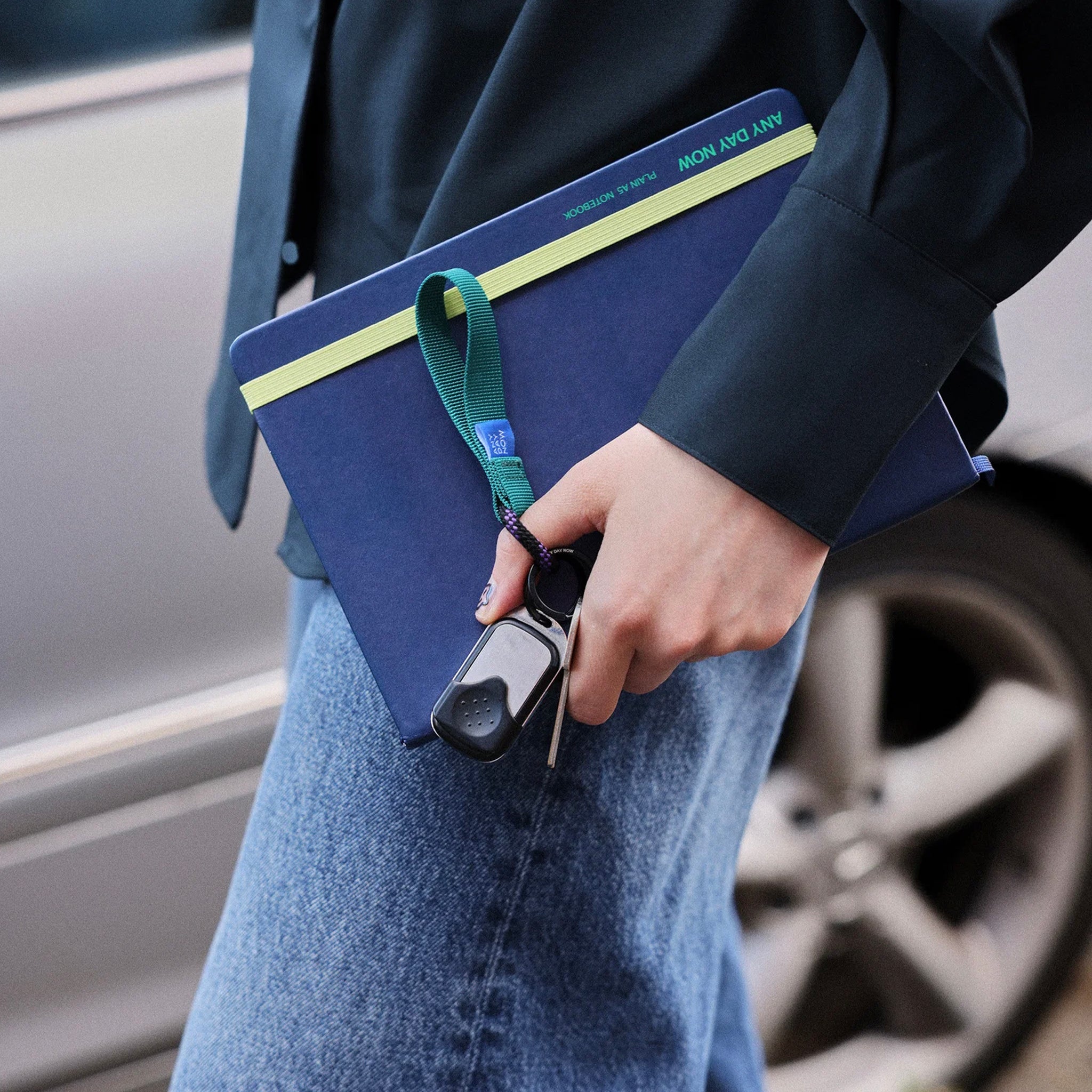 Milligram Any Day Now Key Organiser - Teal & Purple
