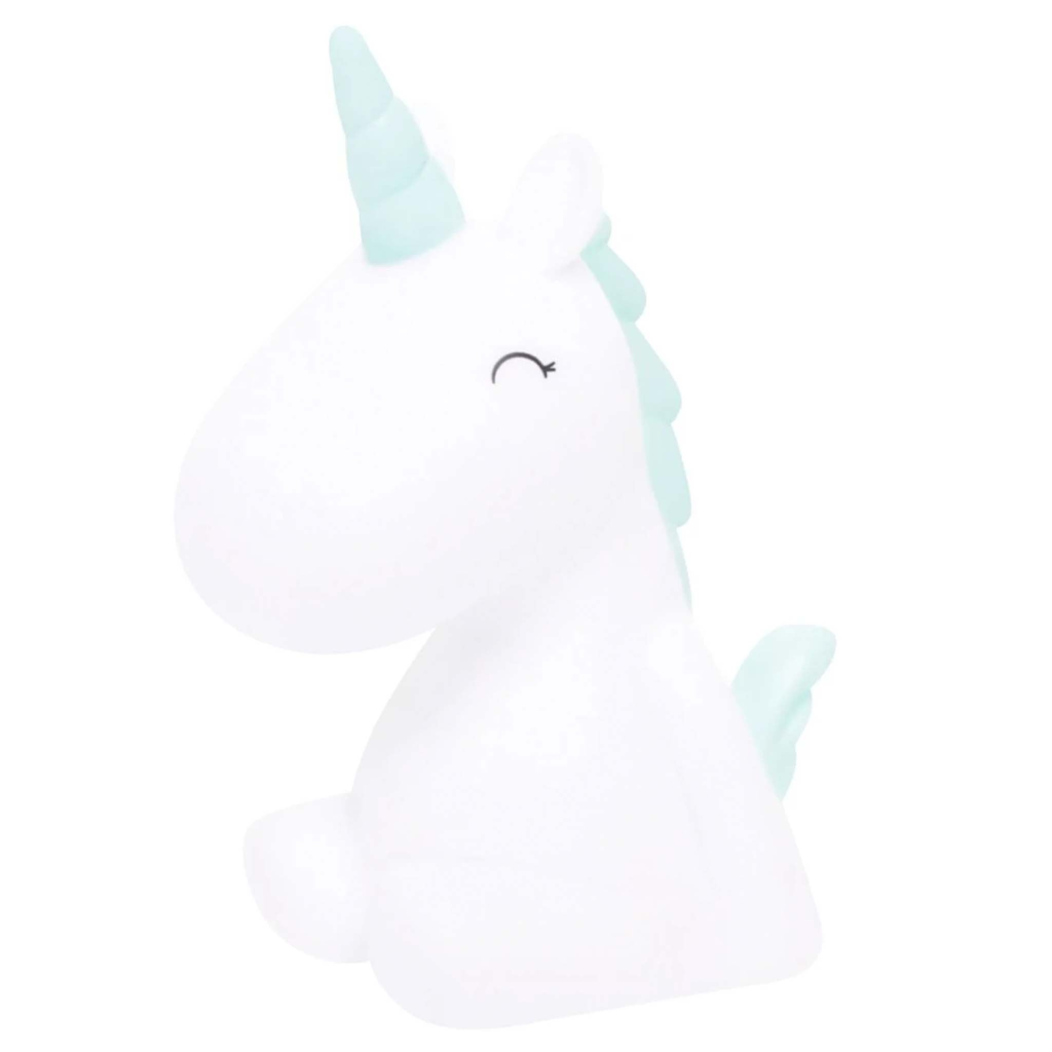 Mini Colour Changing LED Nightlight Baby Unicorn - Mint Blue
