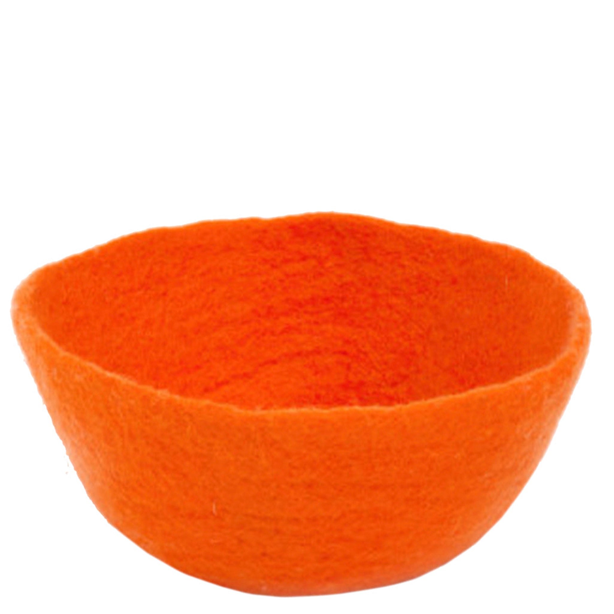 Muskhane Felt Bowl - Pure Orange