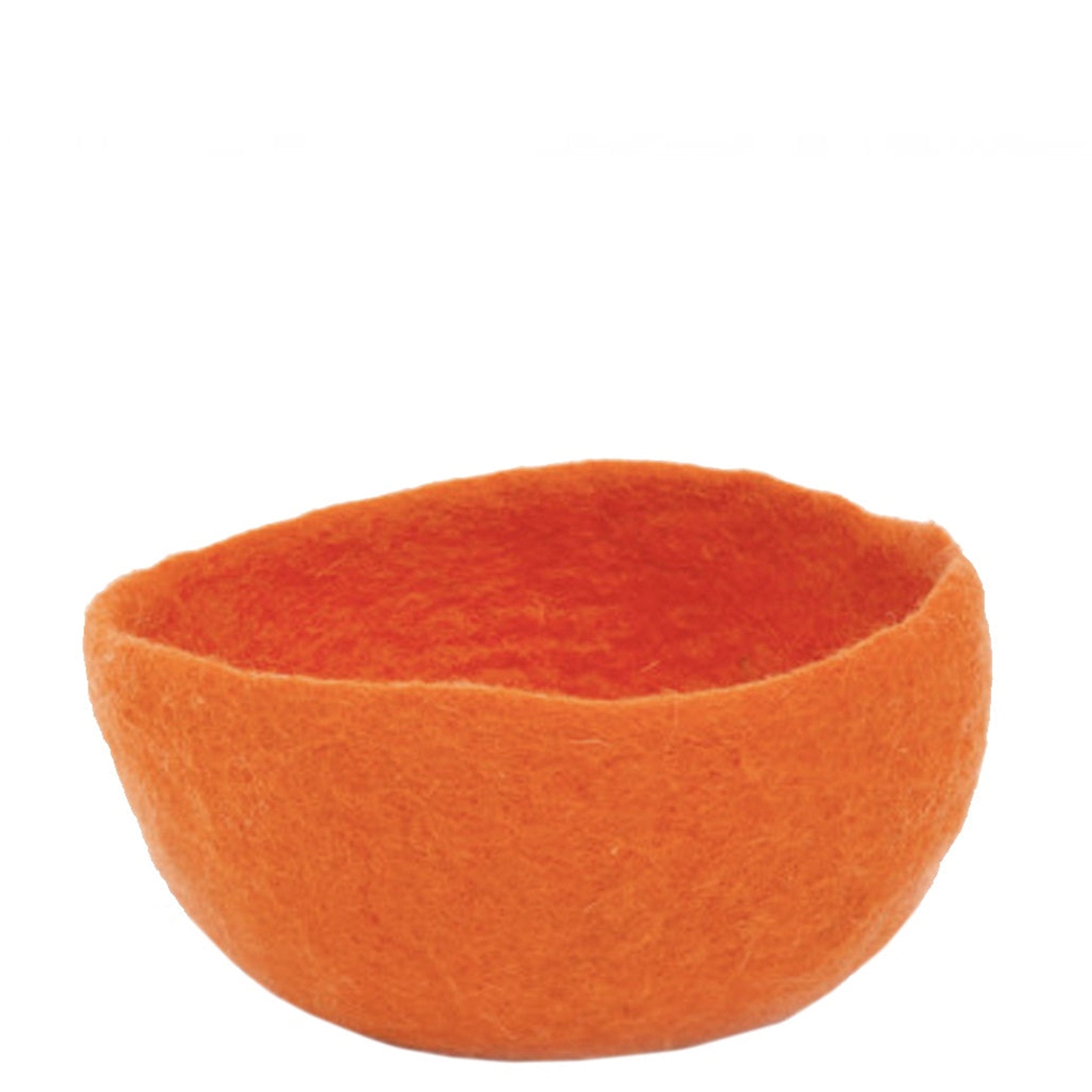 Muskhane Felt Bowl - Pure Orange