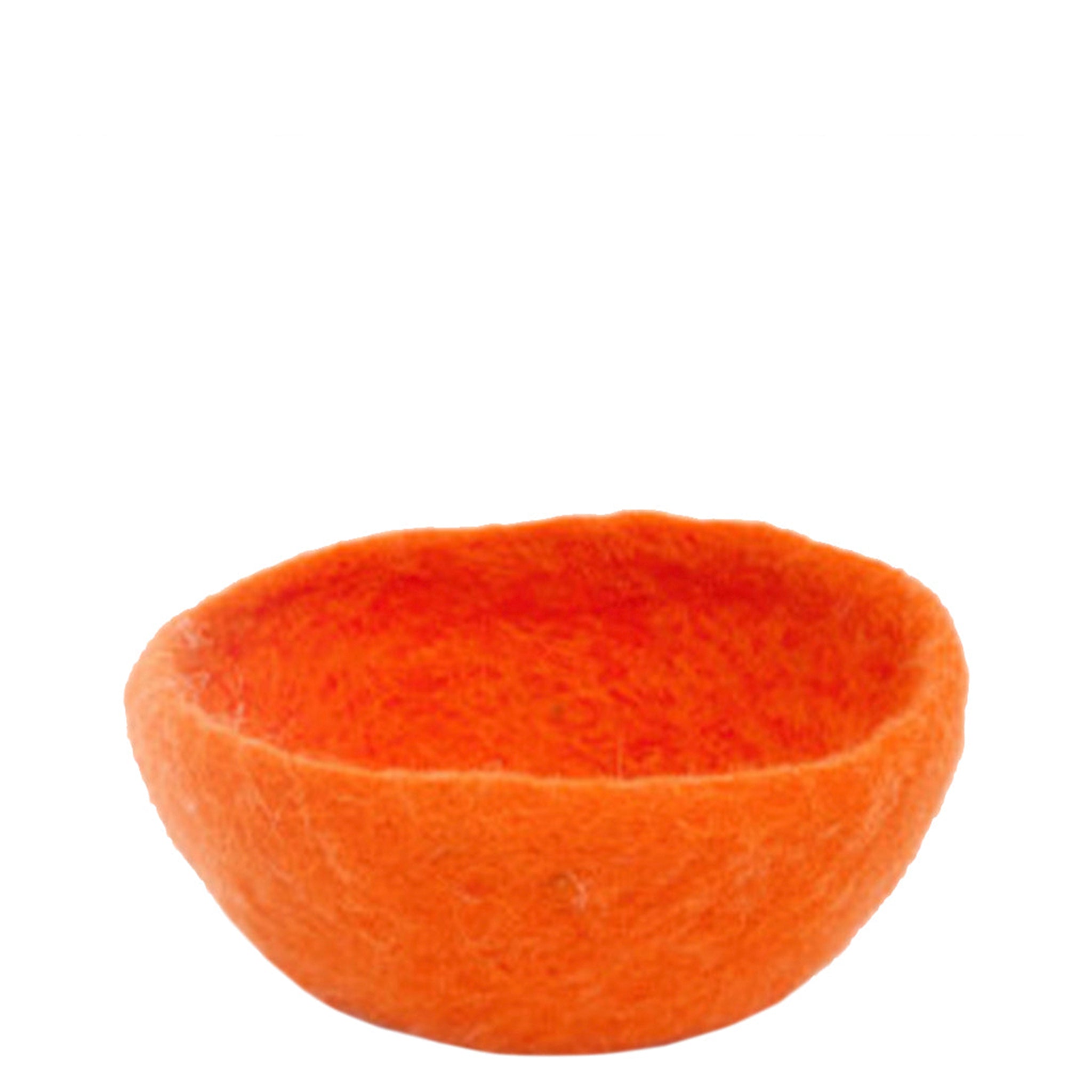 Muskhane Felt Bowl - Pure Orange