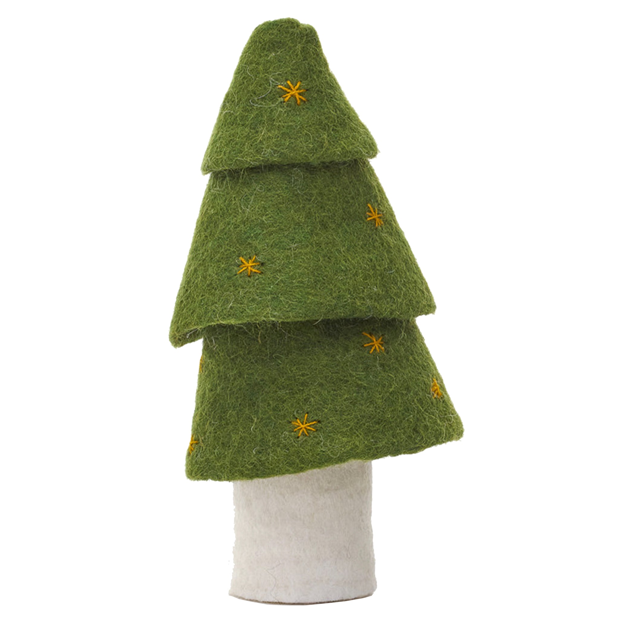 Muskhane Felt Layered Tree - Olive