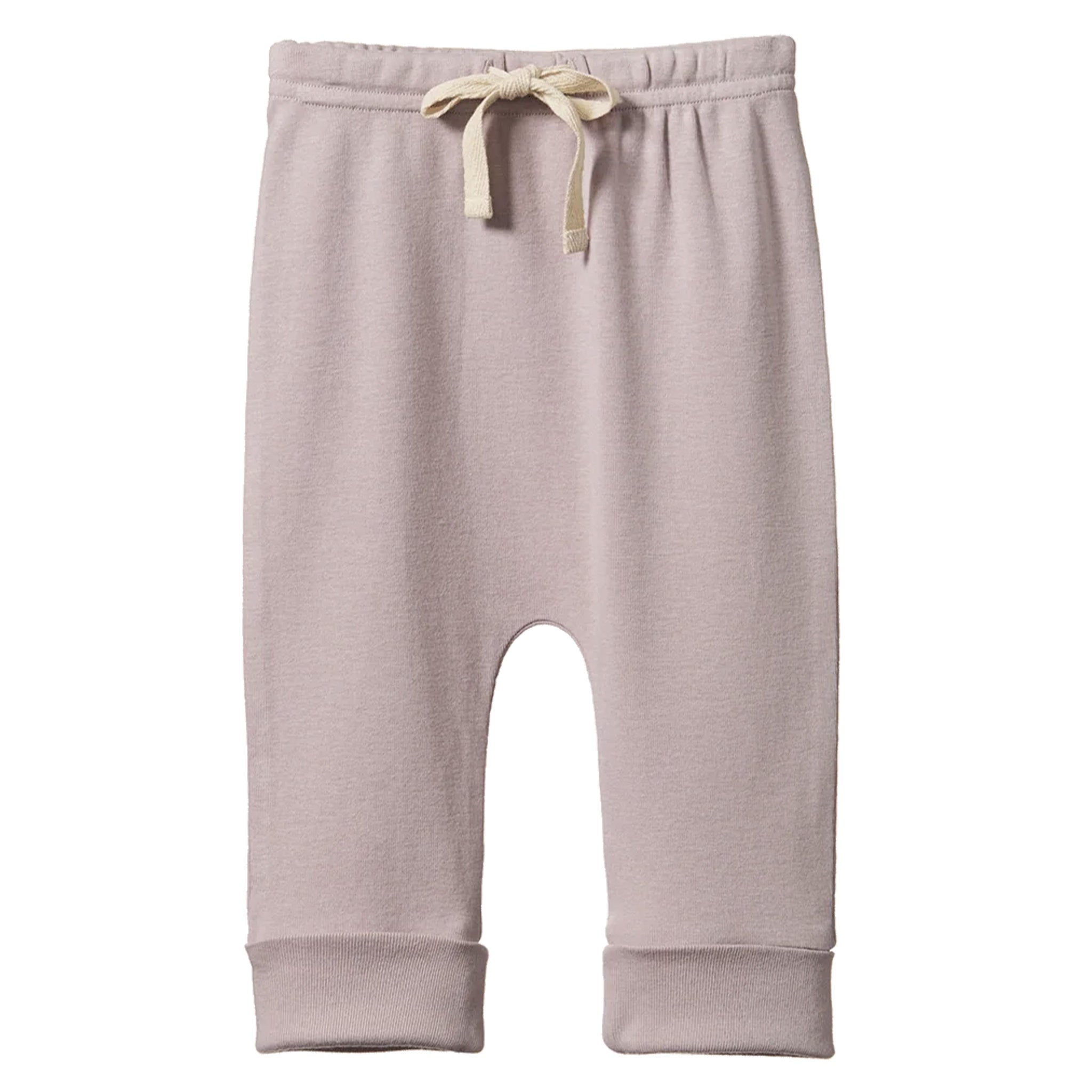 Nature Baby Organic Cotton Drawstring Pants - Lilac
