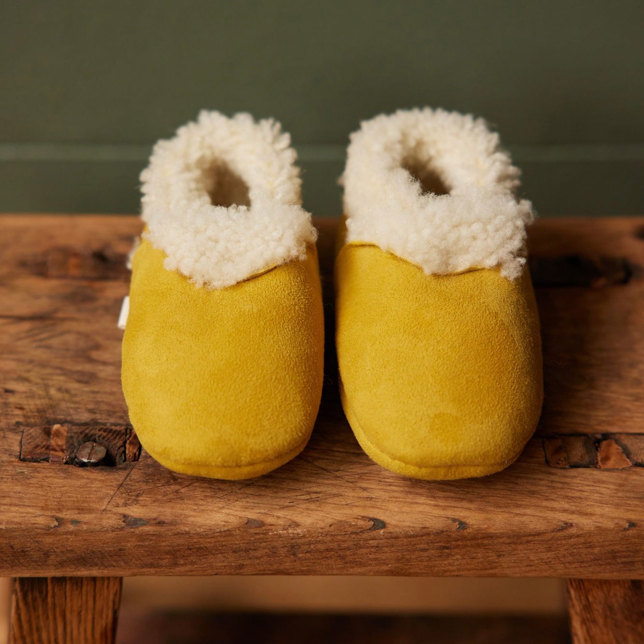 Nature Baby Lambskin Booties - Palm - Tea Pea Home