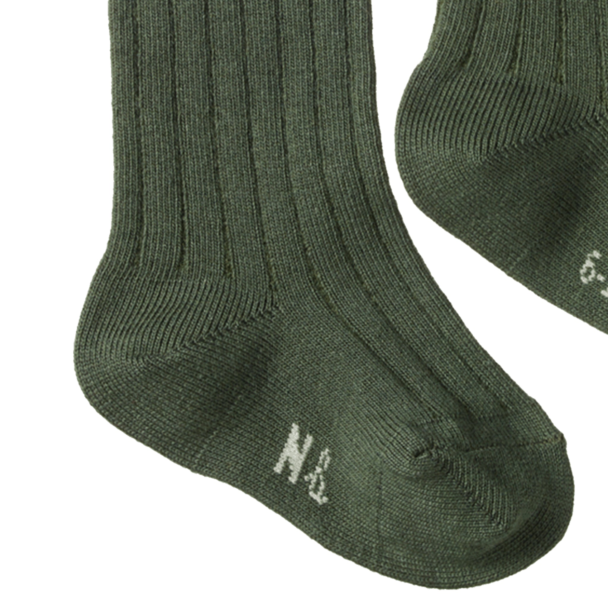 Nature Baby Organic Cotton Rib Socks - Thyme