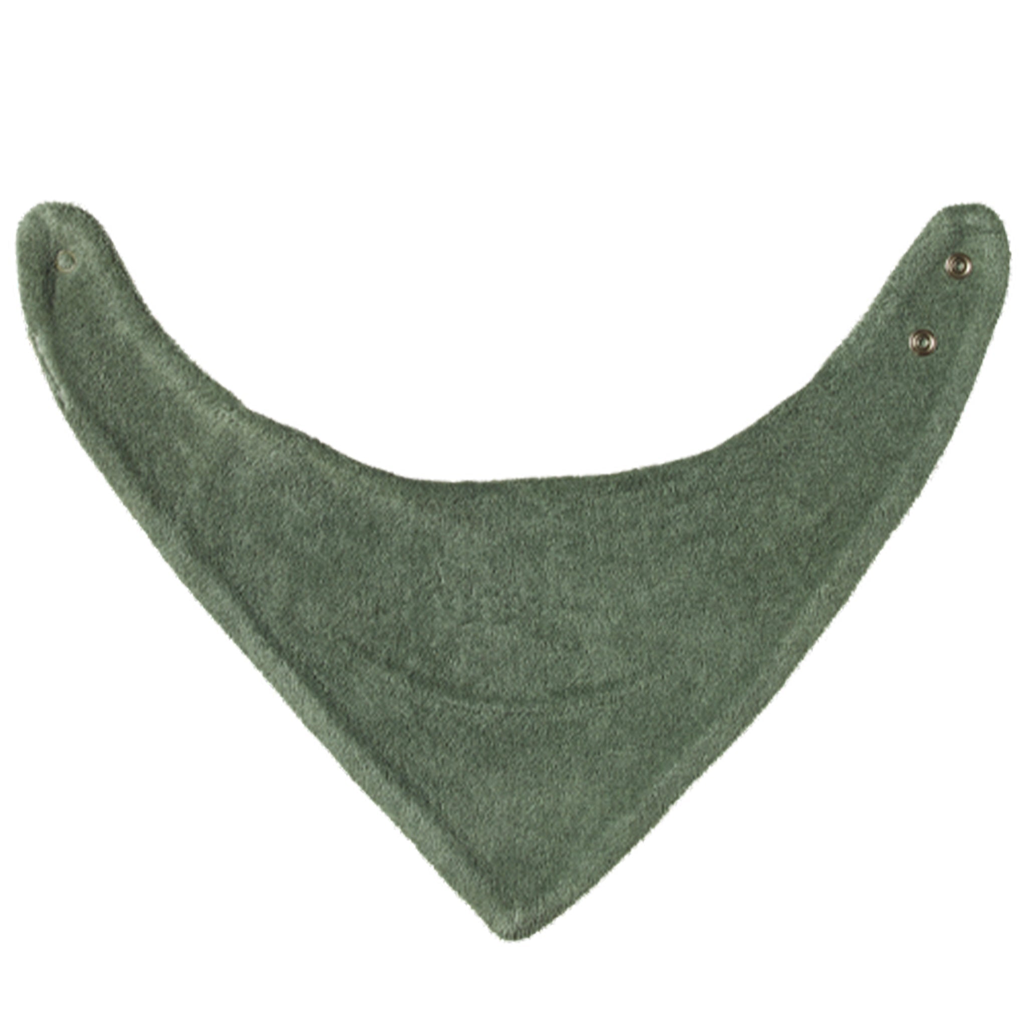 Nature Baby Organic Cotton Terry Triangle Bib - Nettle - Tea Pea Home