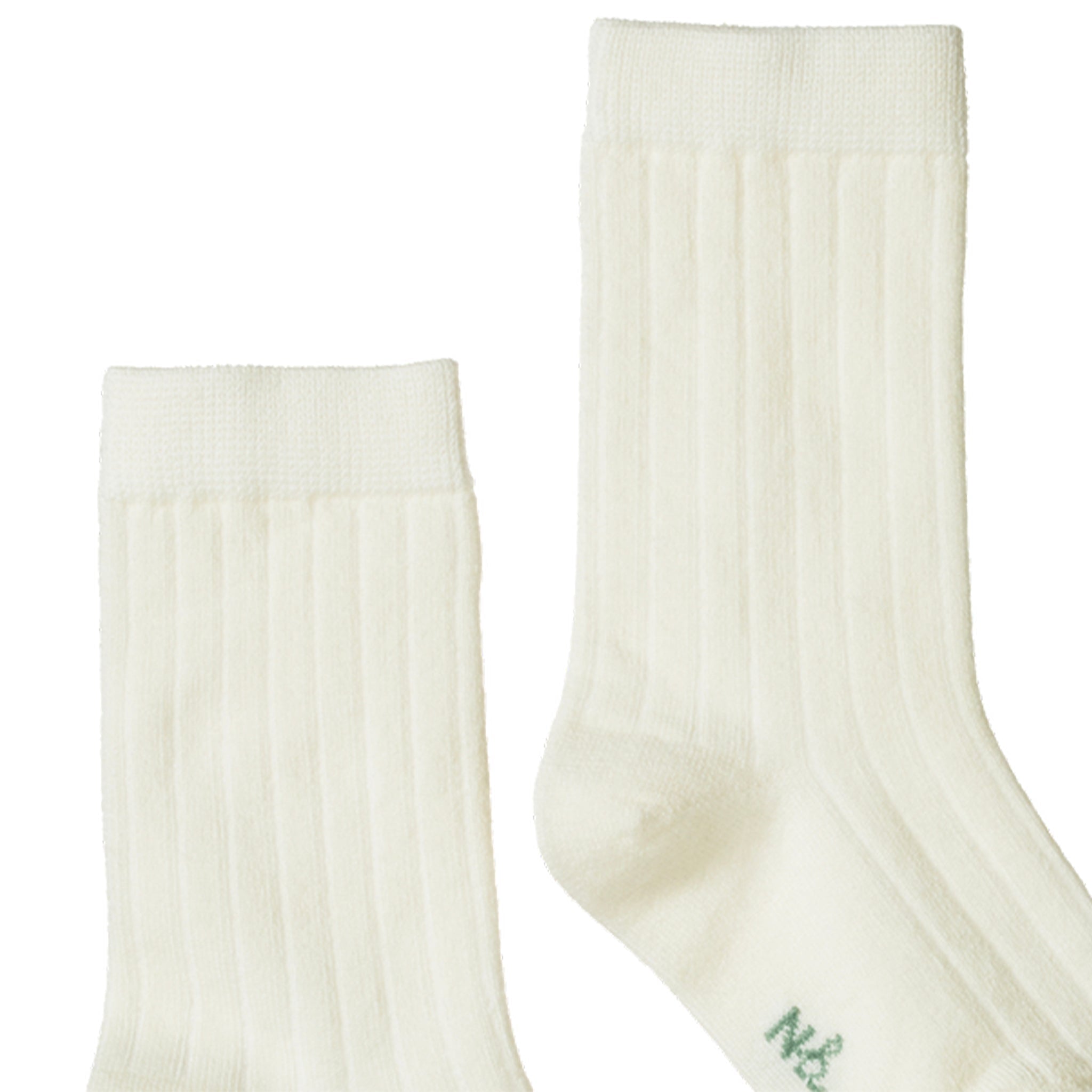 Nature Baby Organic Wool Rib Socks - Natural - Tea Pea Home