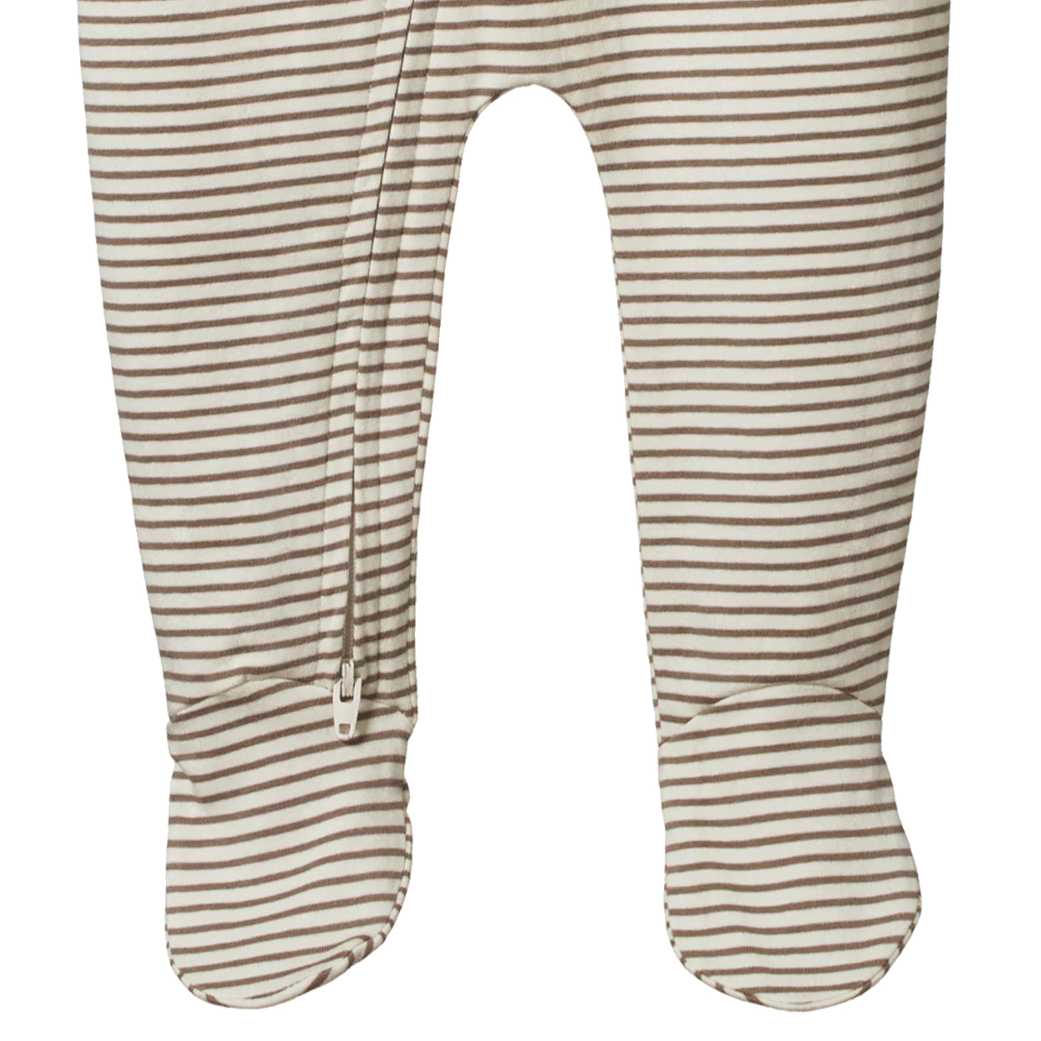 Nature Baby Organic Cotton Dreamlands Suit - Mushroom Pinstripe