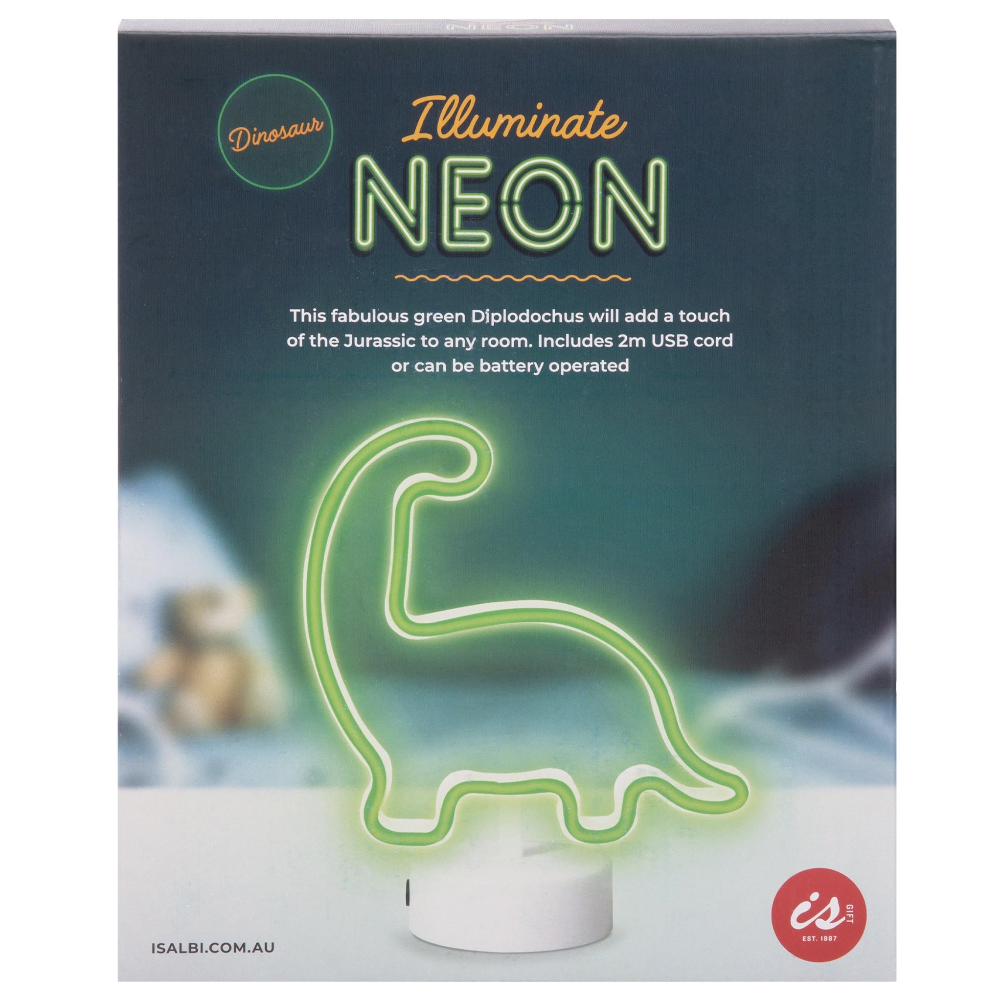 Neon Dreams Dinosaur LED Light