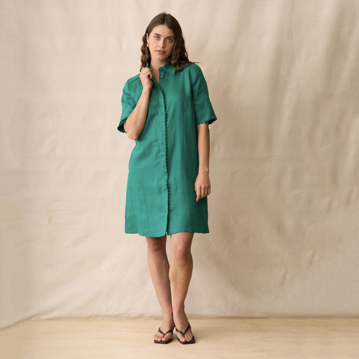 Neris Rikki Dress - Malachite