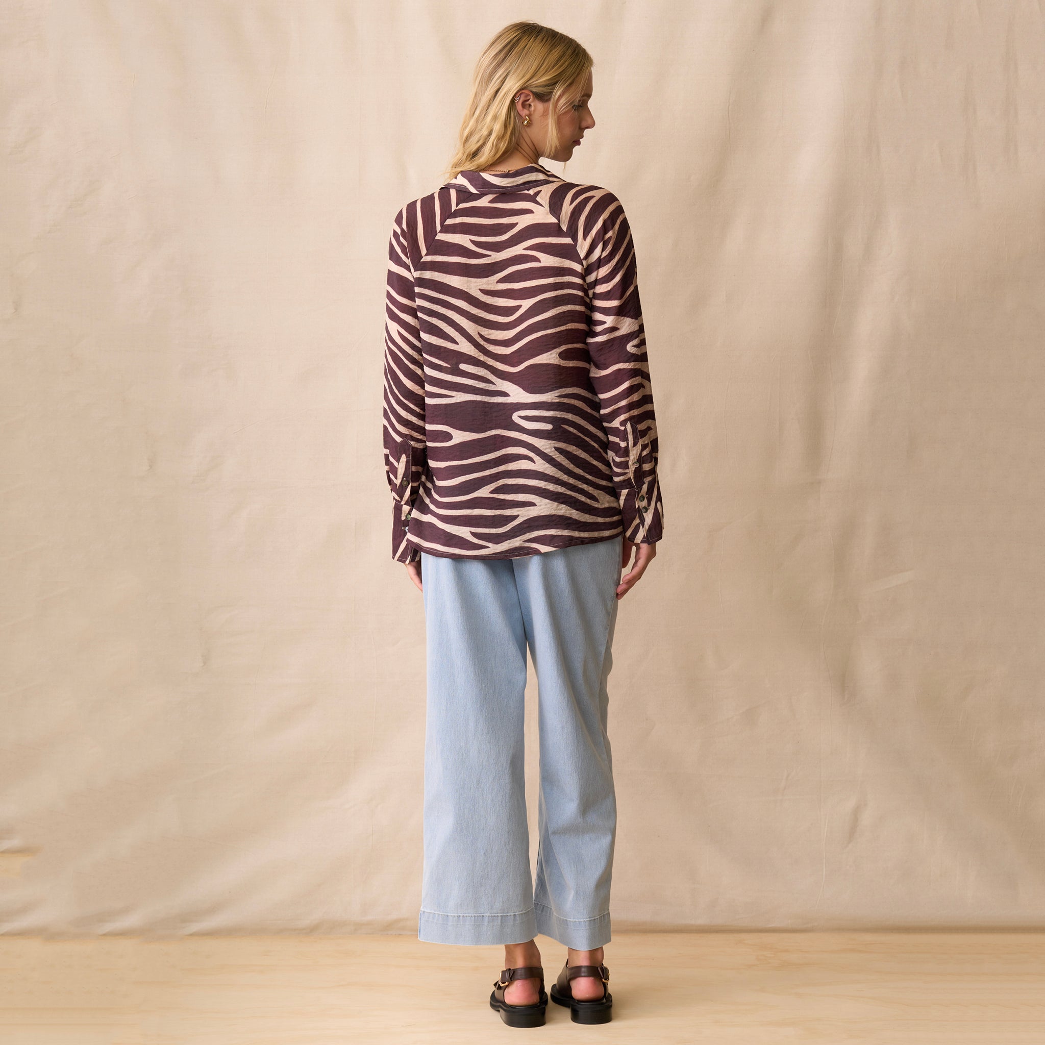 Neris Dazzle Shirt - Mahogany