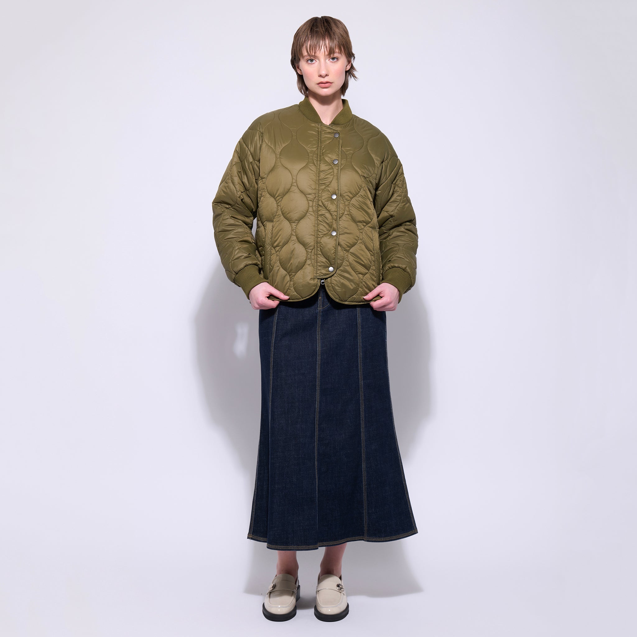 Neris Eilish Quilted Jacket - Willow