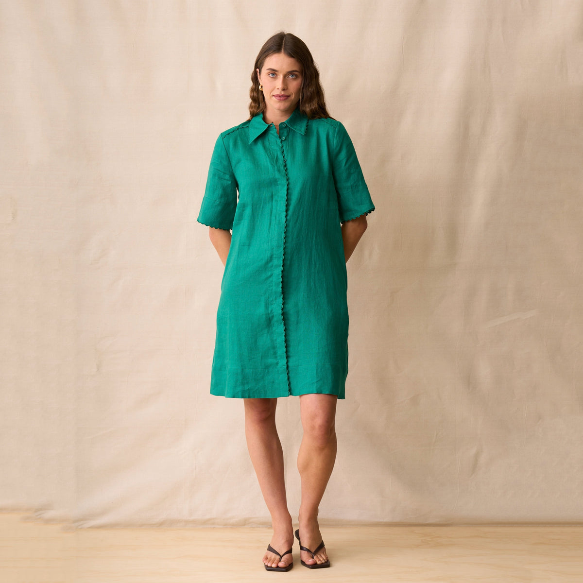 Neris Rikki Dress - Malachite