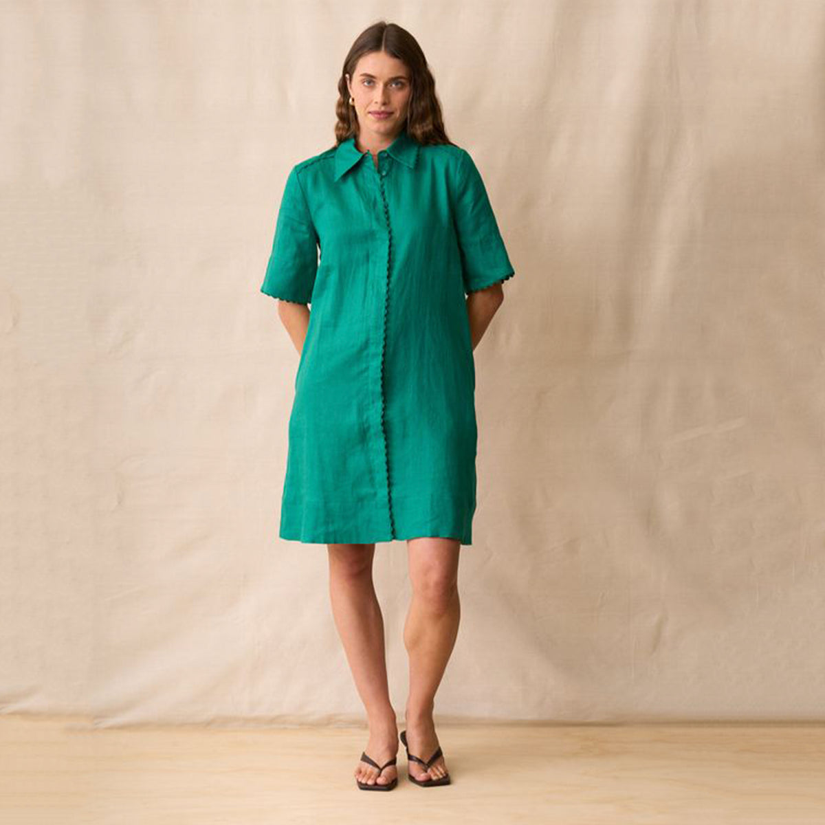 Neris Rikki Dress - Malachite