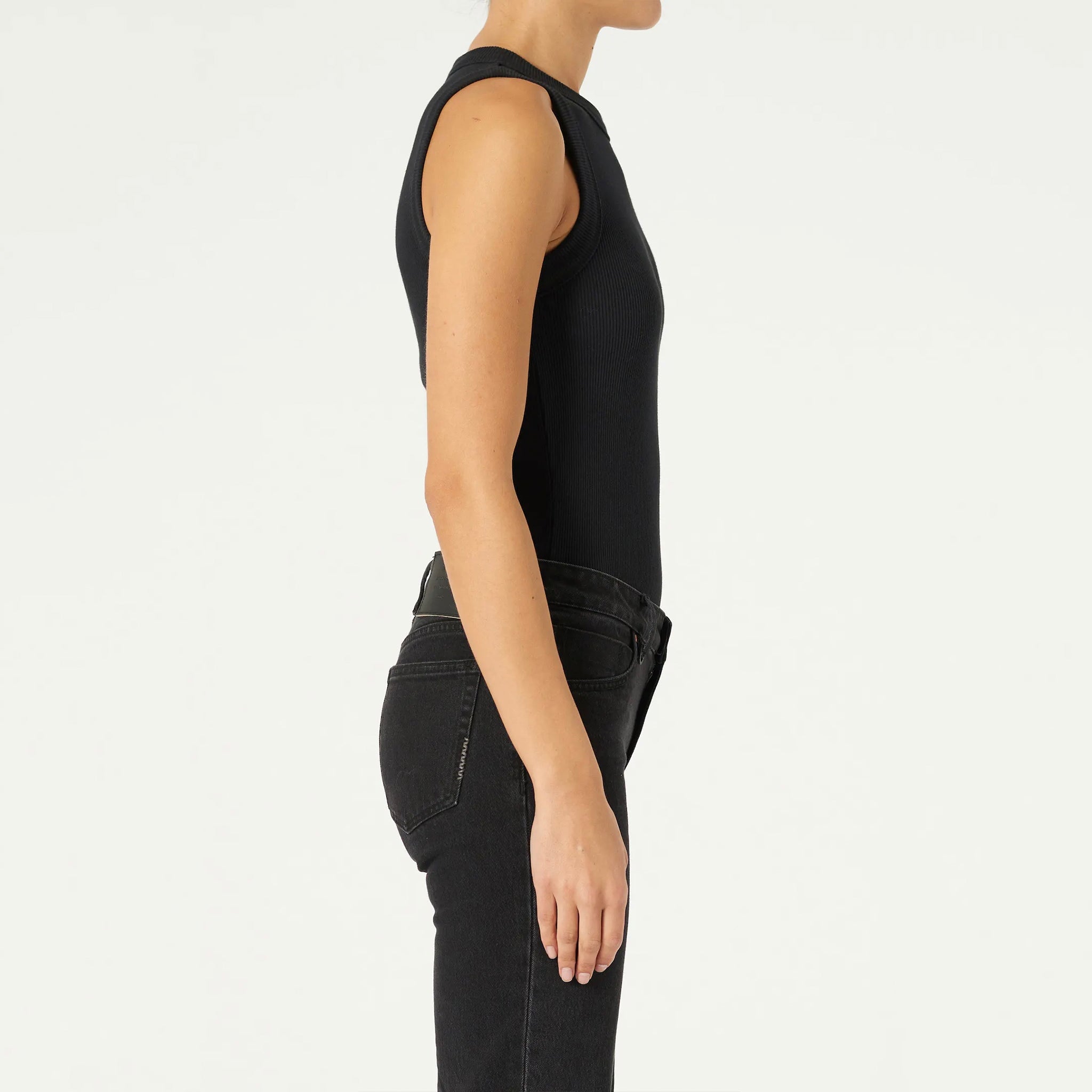 Neuw Jonesy Singlet - Black - Tea Pea Home