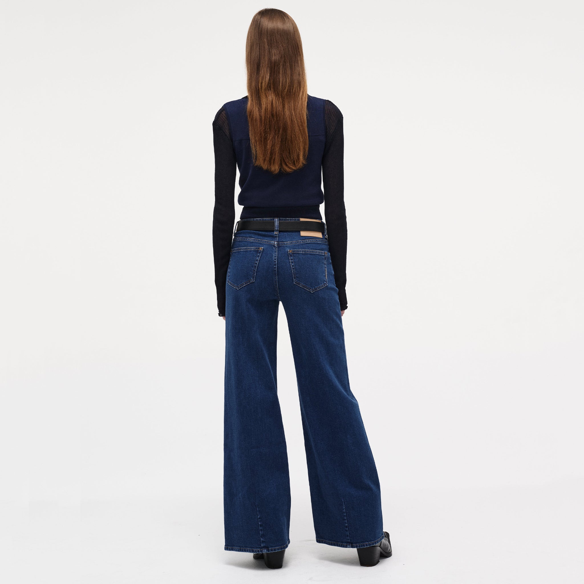 Neuw Eva Wide Jeans - Mid Indigo
