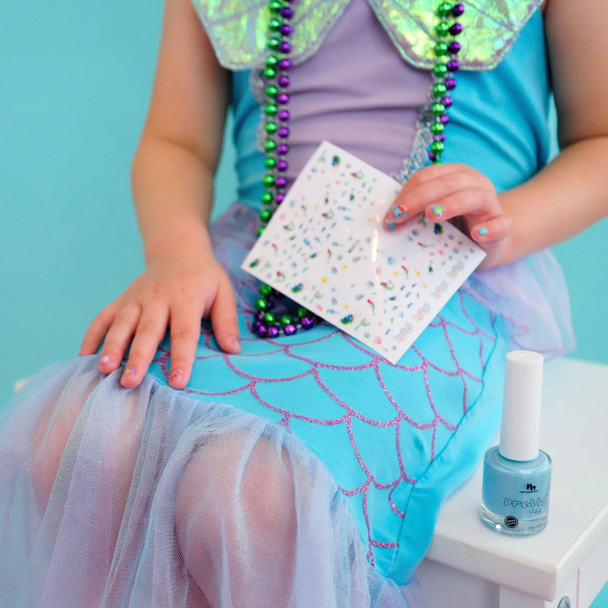 No Nasties Kid's Nail Sticker Sheet - Princess - Tea Pea Home