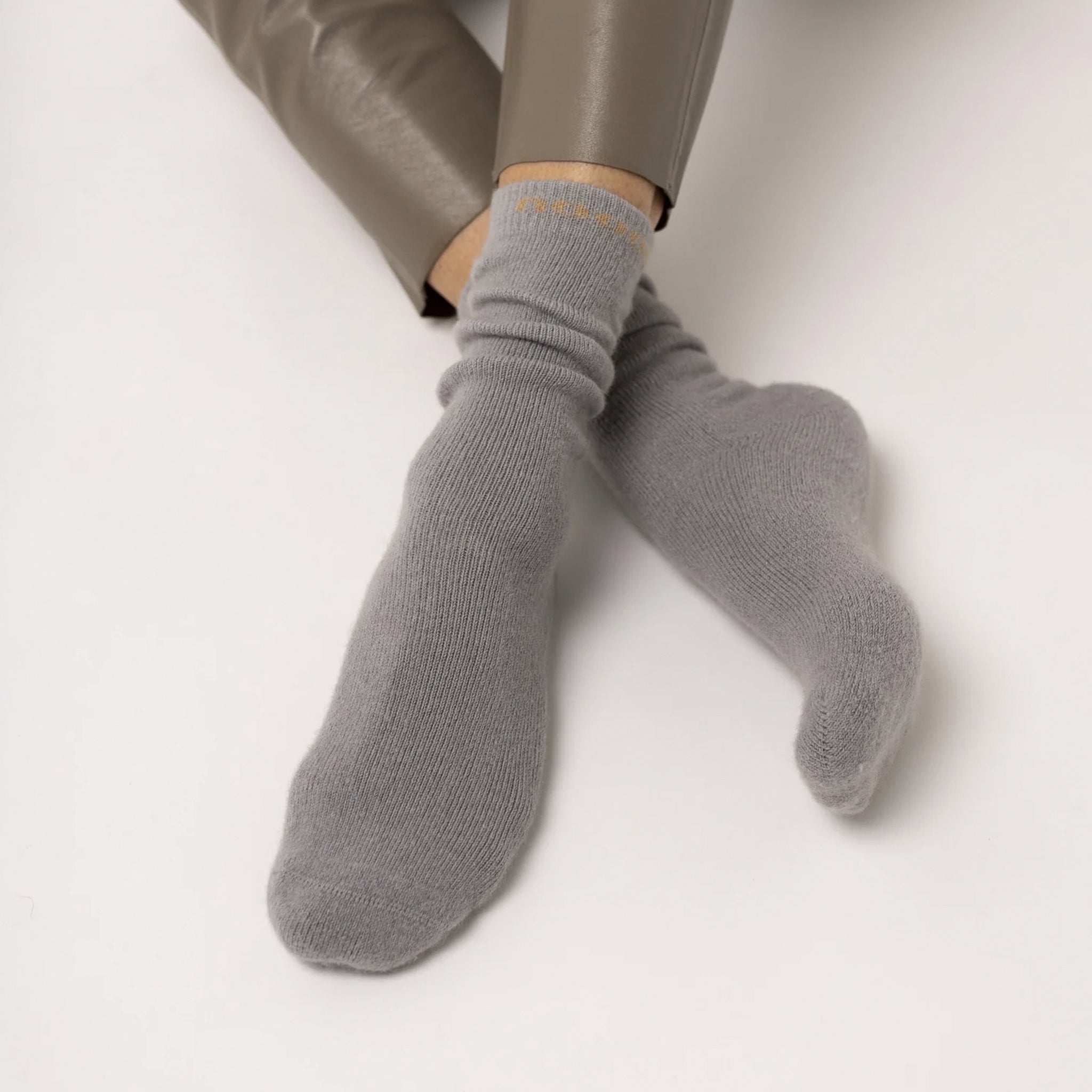 Nooan Huka Possum Merino Socks - Harbour Mist