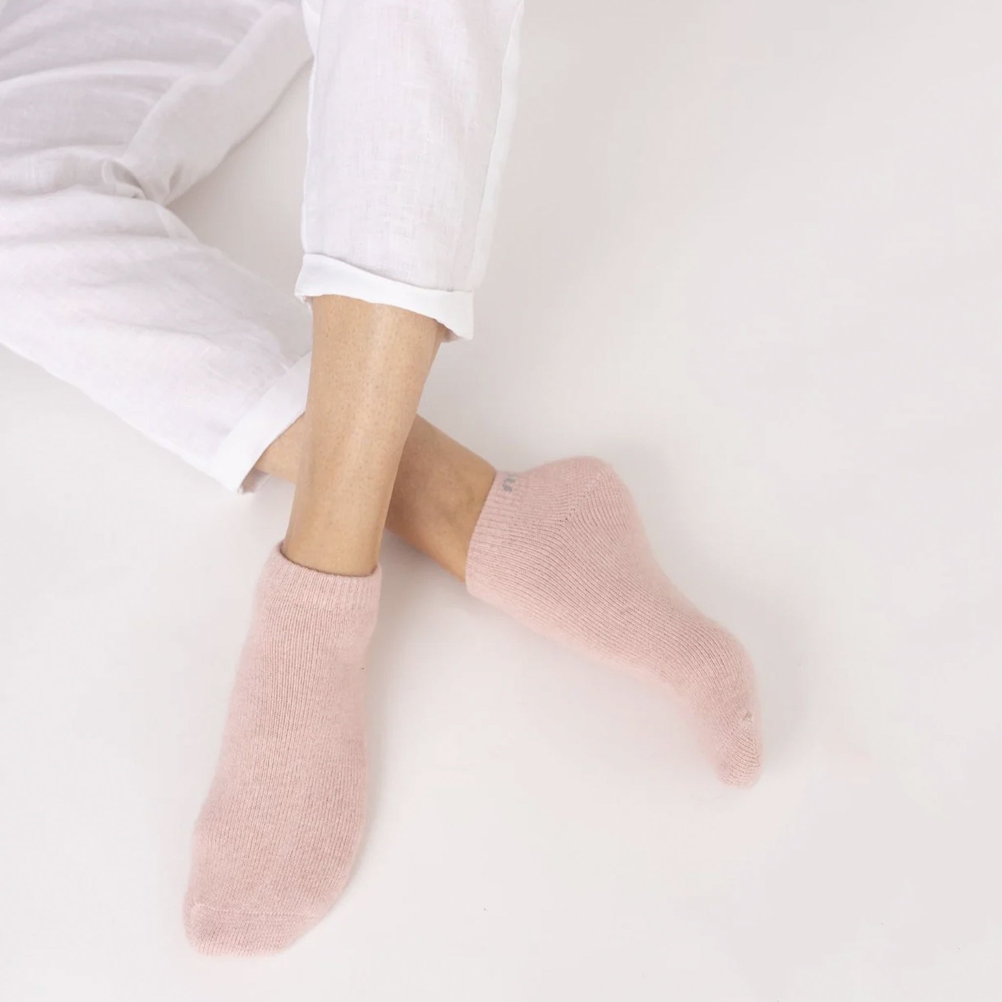 Nooan Napier Possum Merino Hamilton Socks - Rosewater